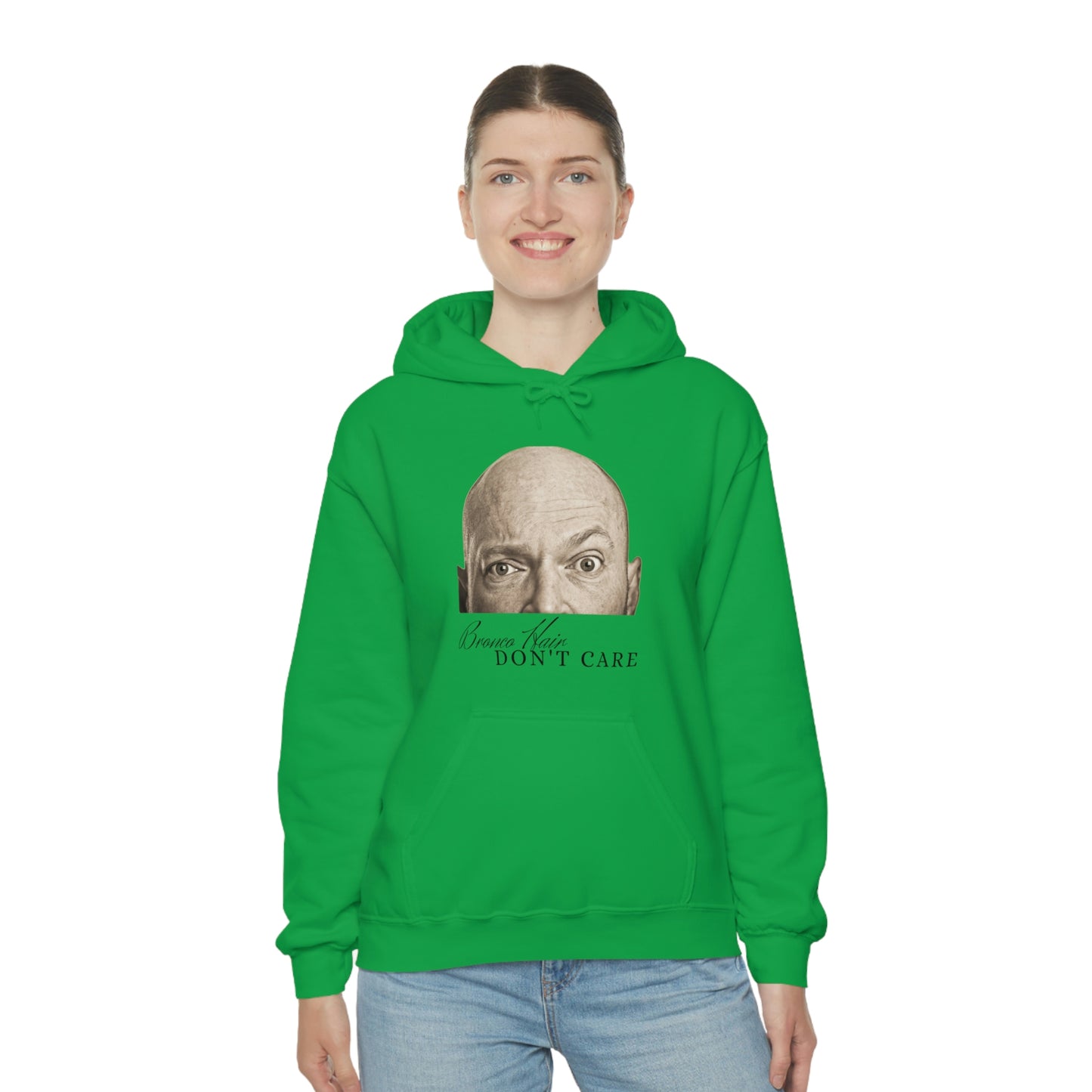 Men's Bronco Hair - Heavy Blend Hooded Sweatshirt