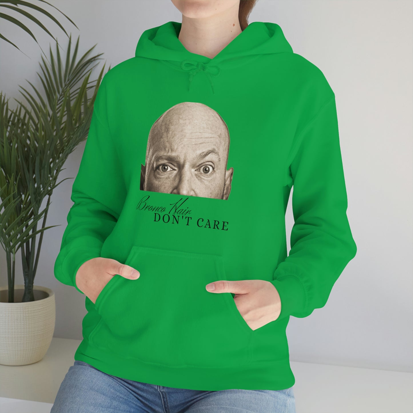 Men's Bronco Hair - Heavy Blend Hooded Sweatshirt