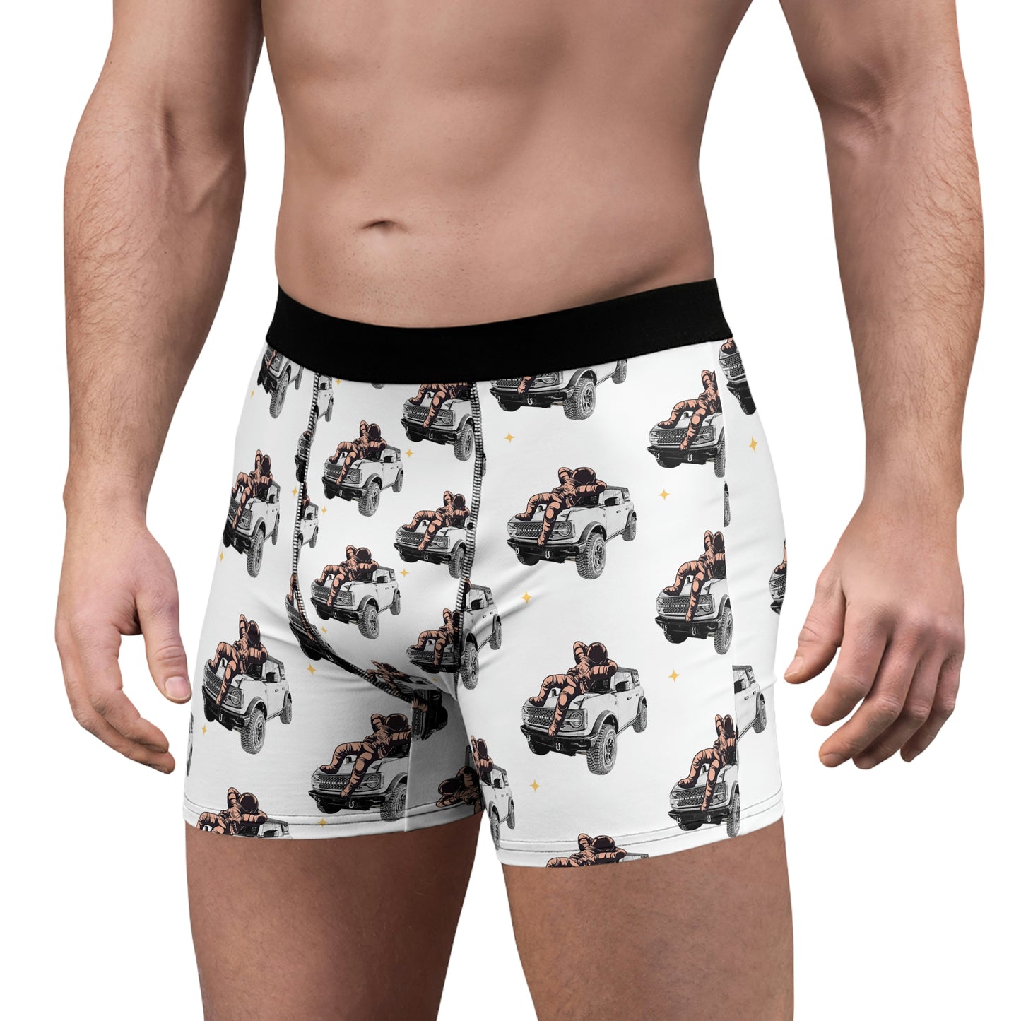 Space Bronco - Men's Boxer Briefs (AOP)