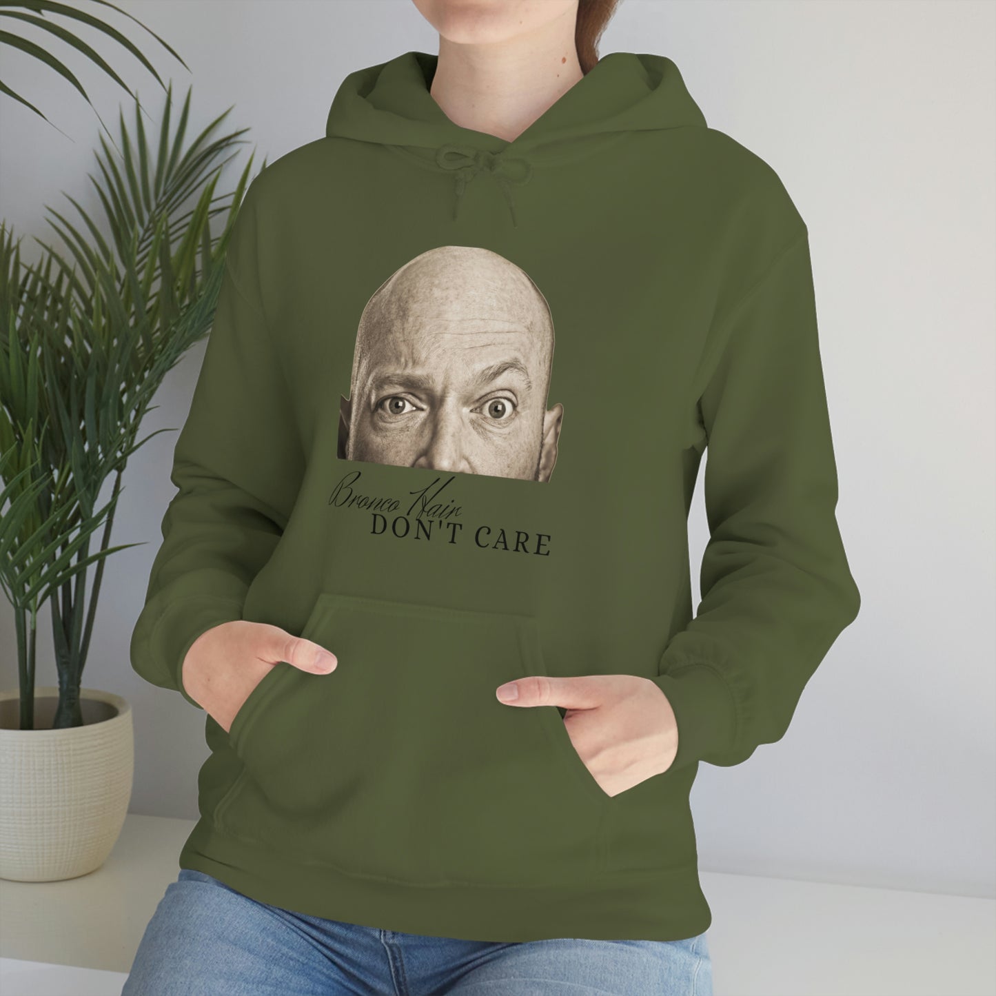 Men's Bronco Hair - Heavy Blend Hooded Sweatshirt