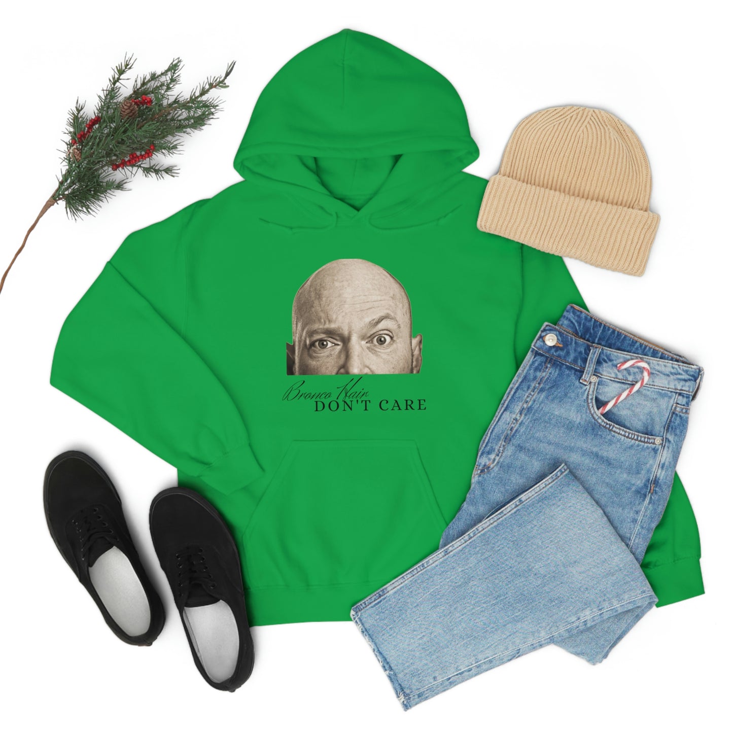 Men's Bronco Hair - Heavy Blend Hooded Sweatshirt
