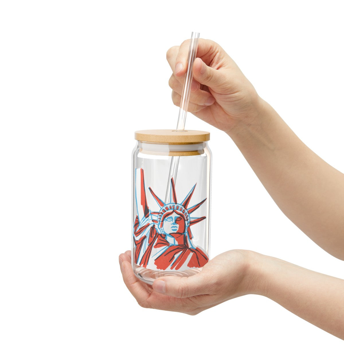 Patriot Sipper Glass, 16oz