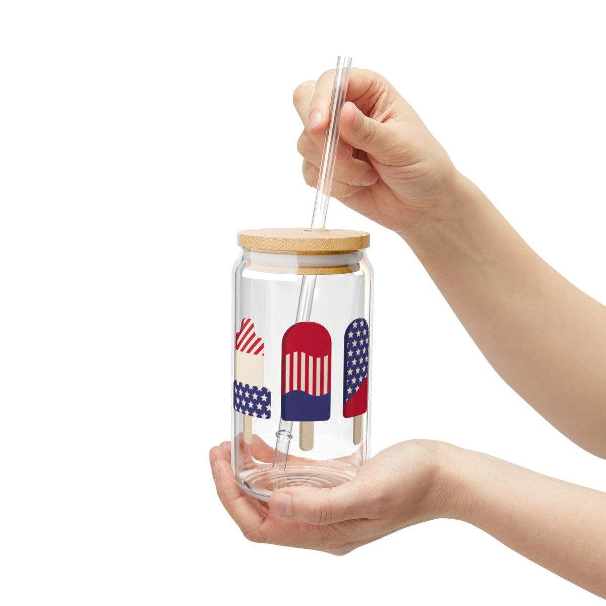 Patriot Sipper Glass, 16oz