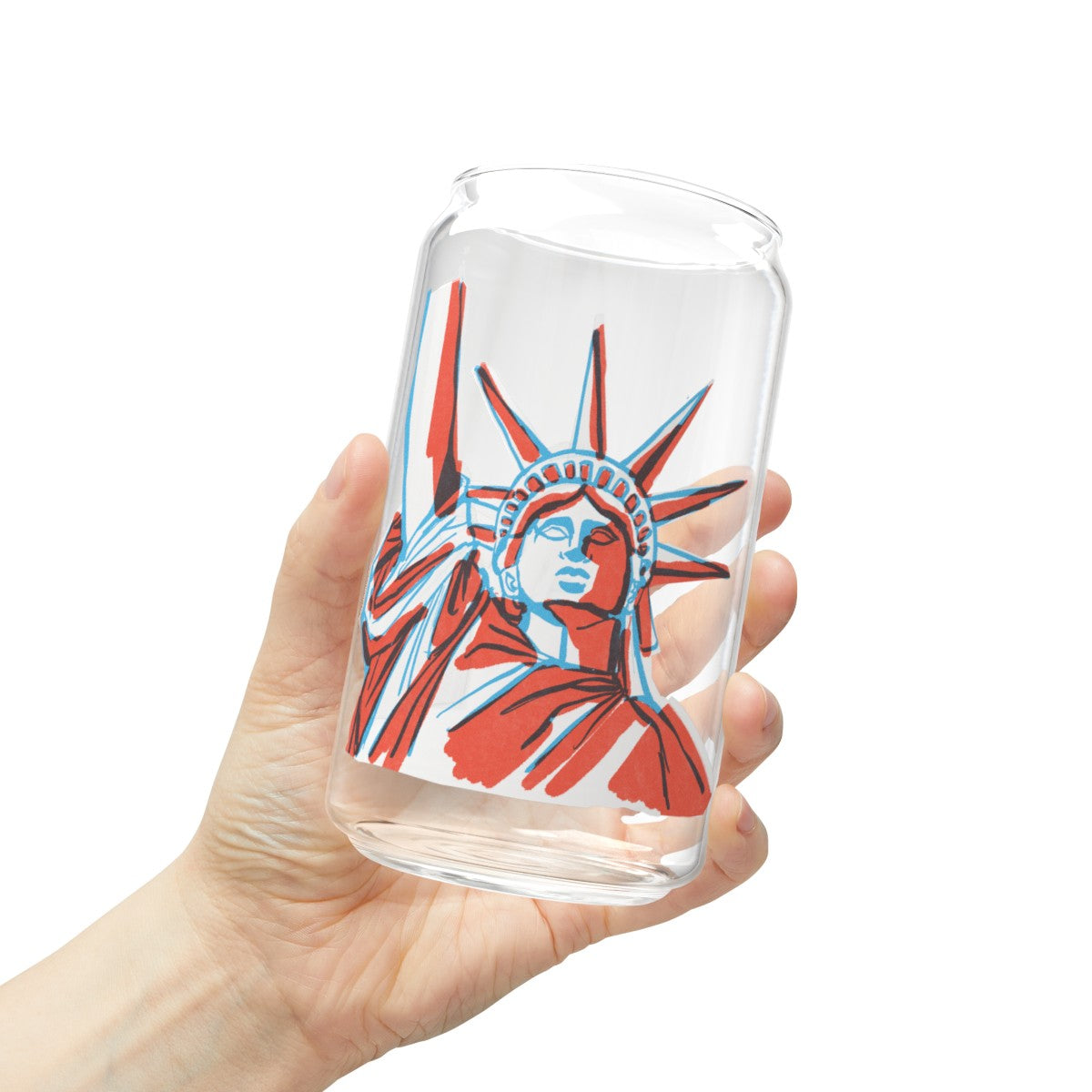 Patriot Sipper Glass, 16oz