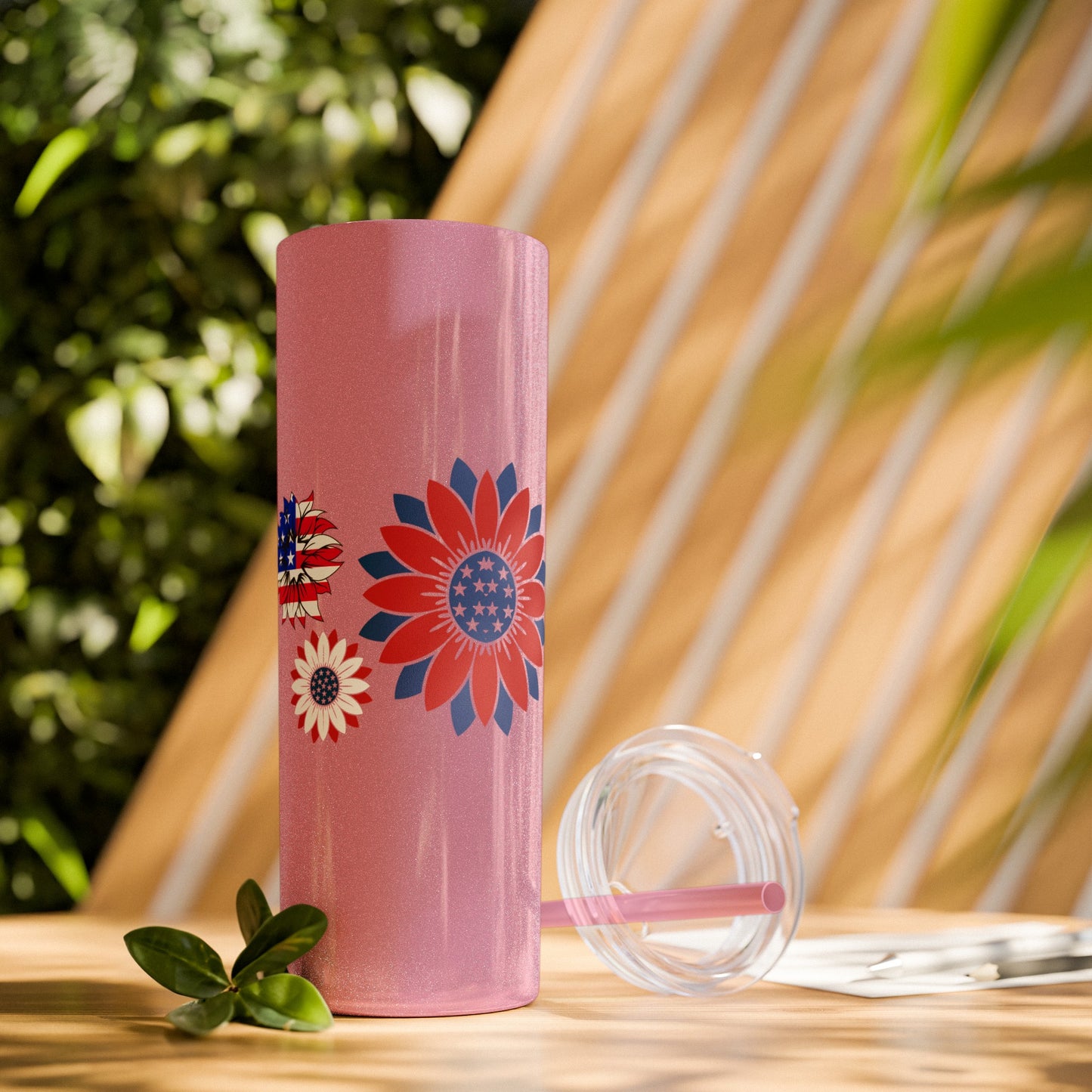 Patriot Skinny Tumbler with Straw, 20oz