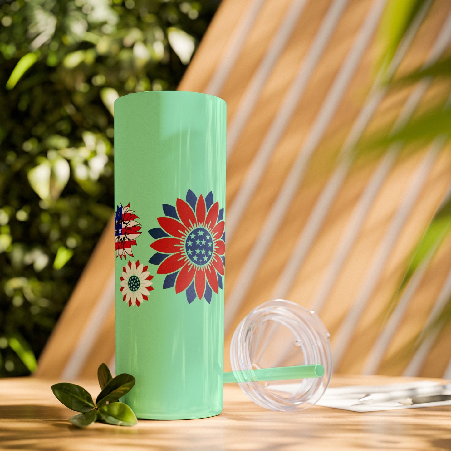 Patriot Skinny Tumbler with Straw, 20oz