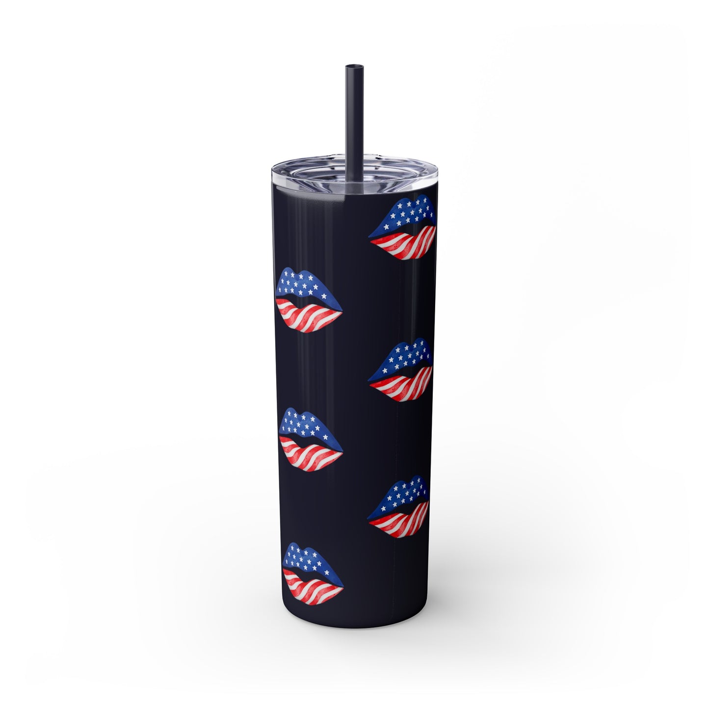 Patriot Skinny Tumbler with Straw, 20oz