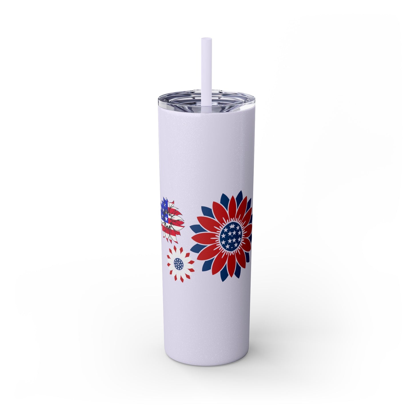 Patriot Skinny Tumbler with Straw, 20oz