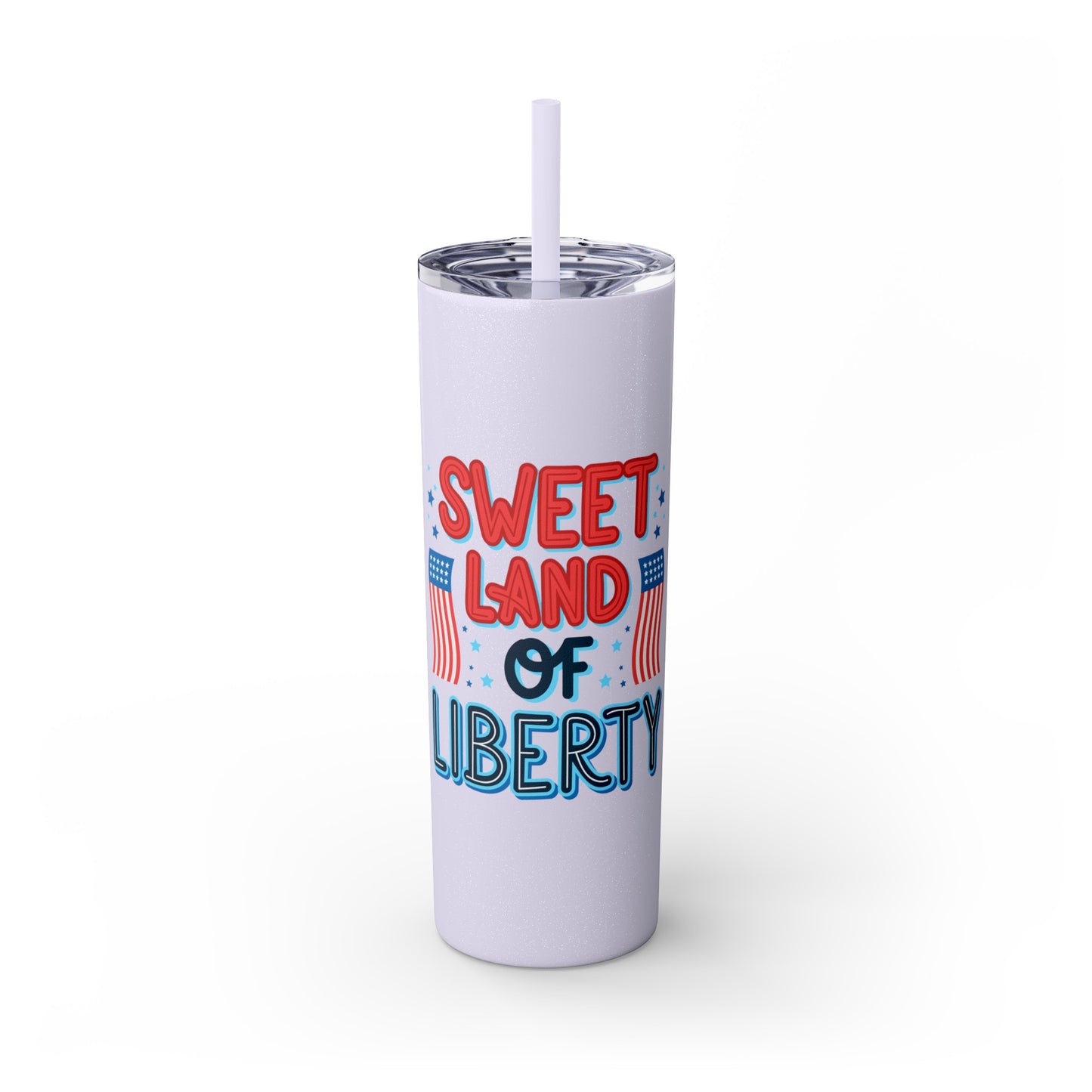 Patriot Skinny Tumbler with Straw, 20oz