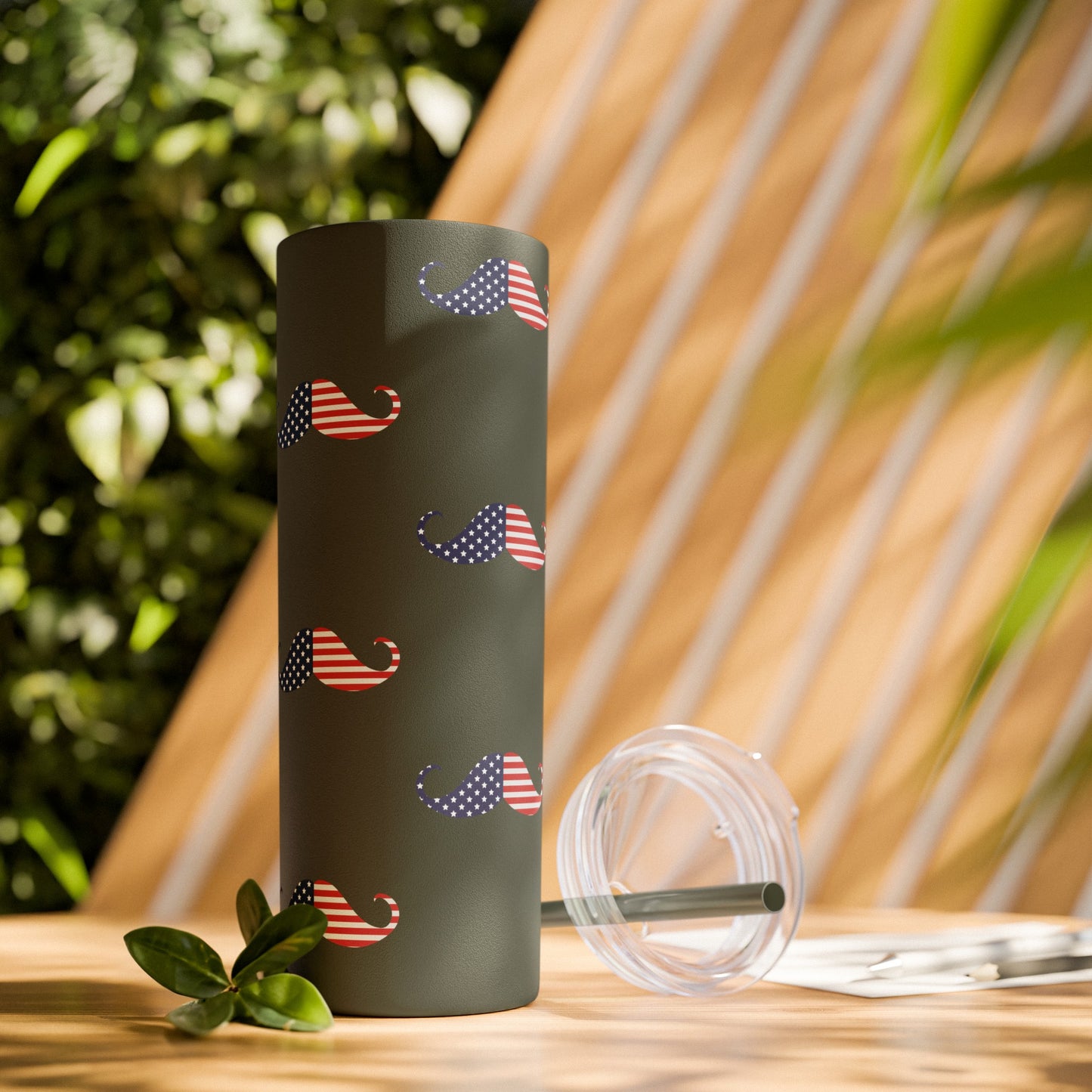 Patriot Skinny Tumbler with Straw, 20oz