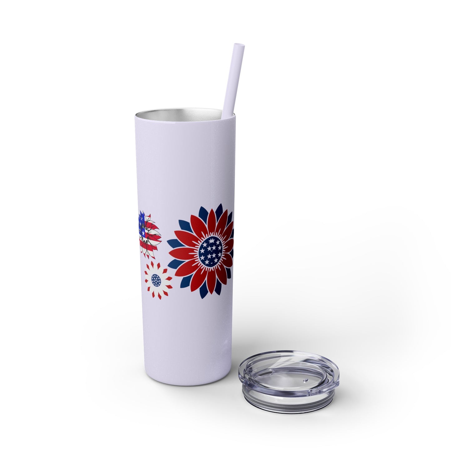 Patriot Skinny Tumbler with Straw, 20oz