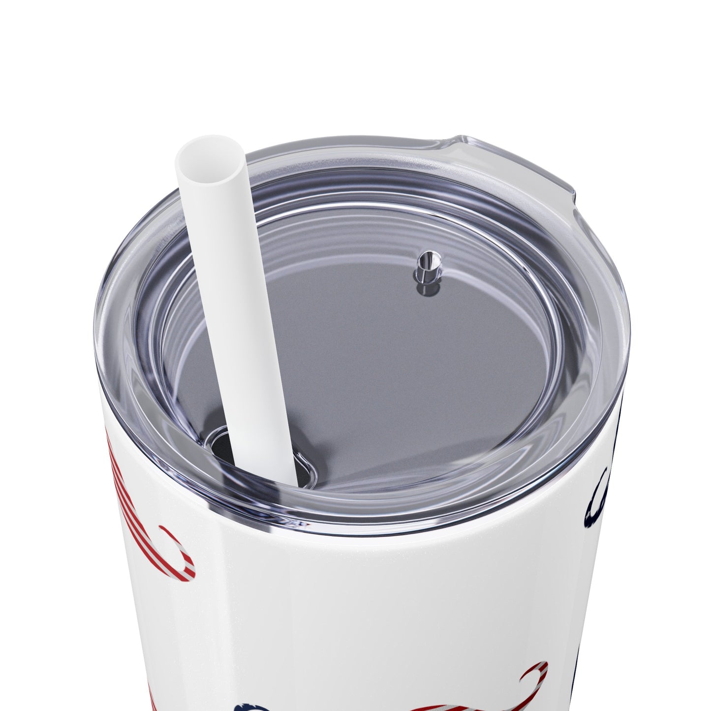 Patriot Skinny Tumbler with Straw, 20oz