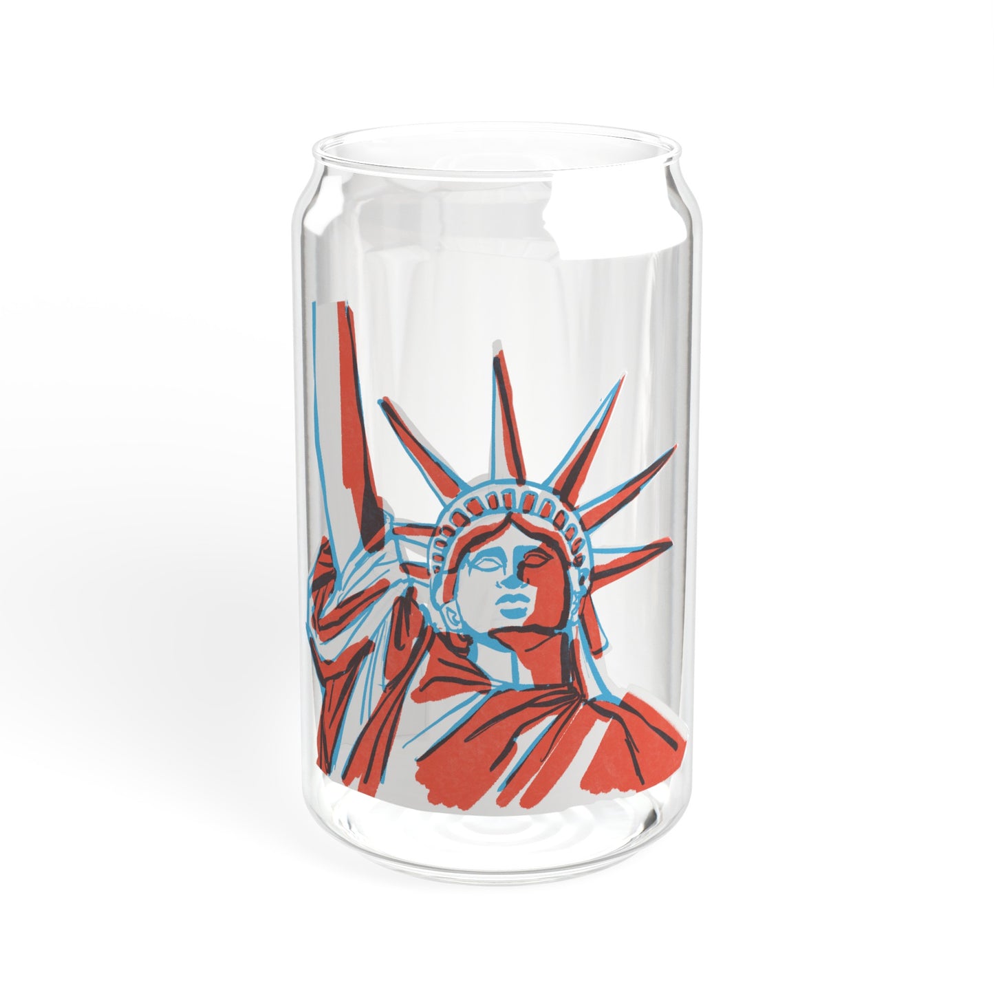 Patriot Sipper Glass, 16oz