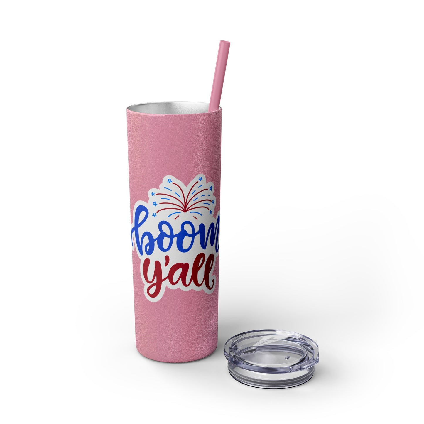 Patriot Skinny Tumbler with Straw, 20oz