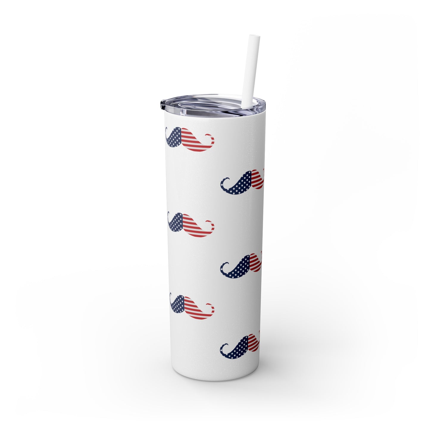 Patriot Skinny Tumbler with Straw, 20oz