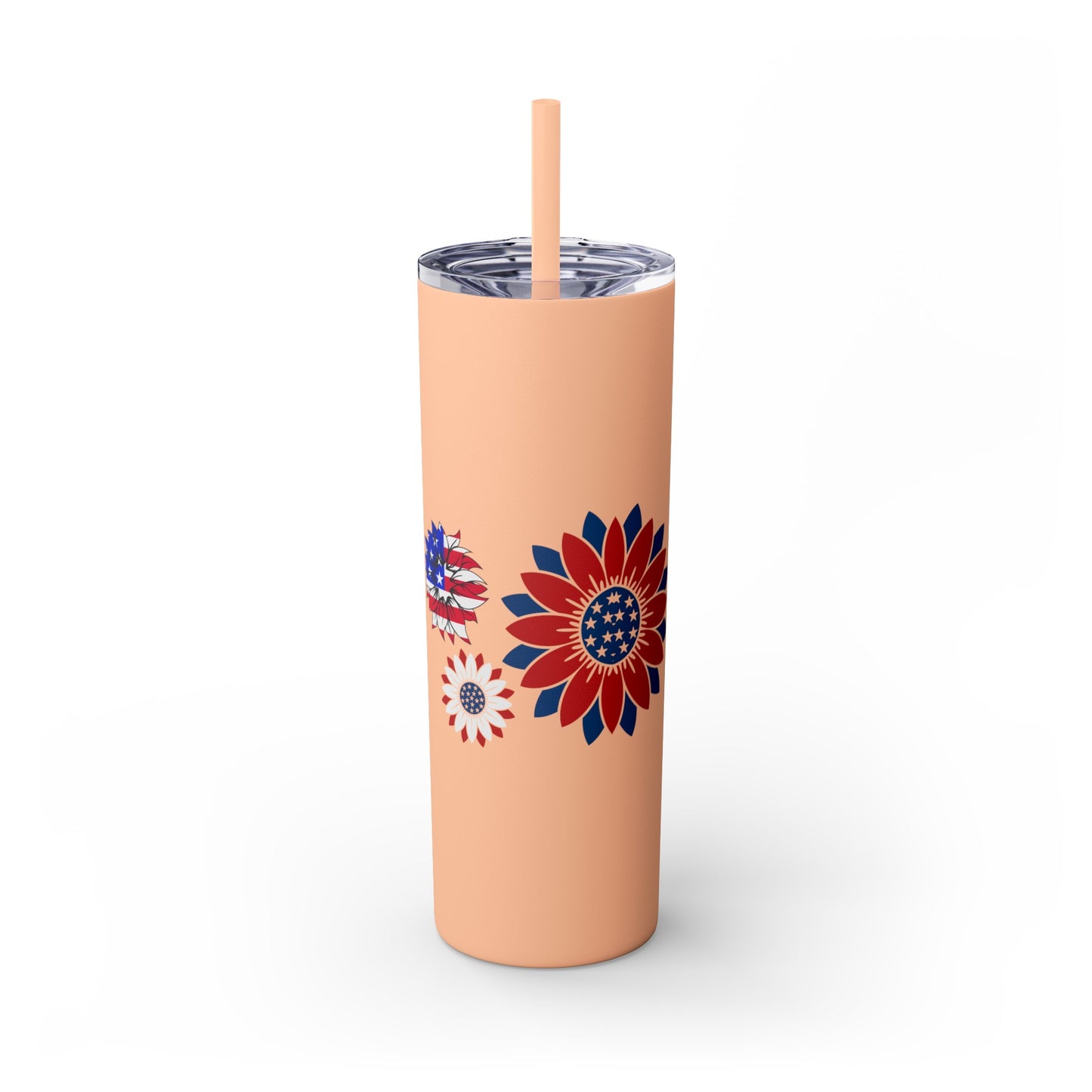Patriot Skinny Tumbler with Straw, 20oz