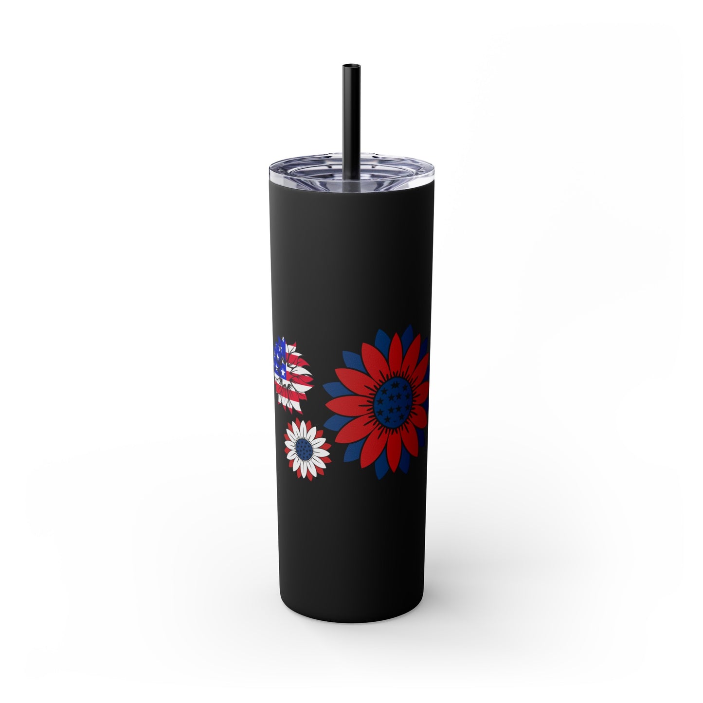 Patriot Skinny Tumbler with Straw, 20oz