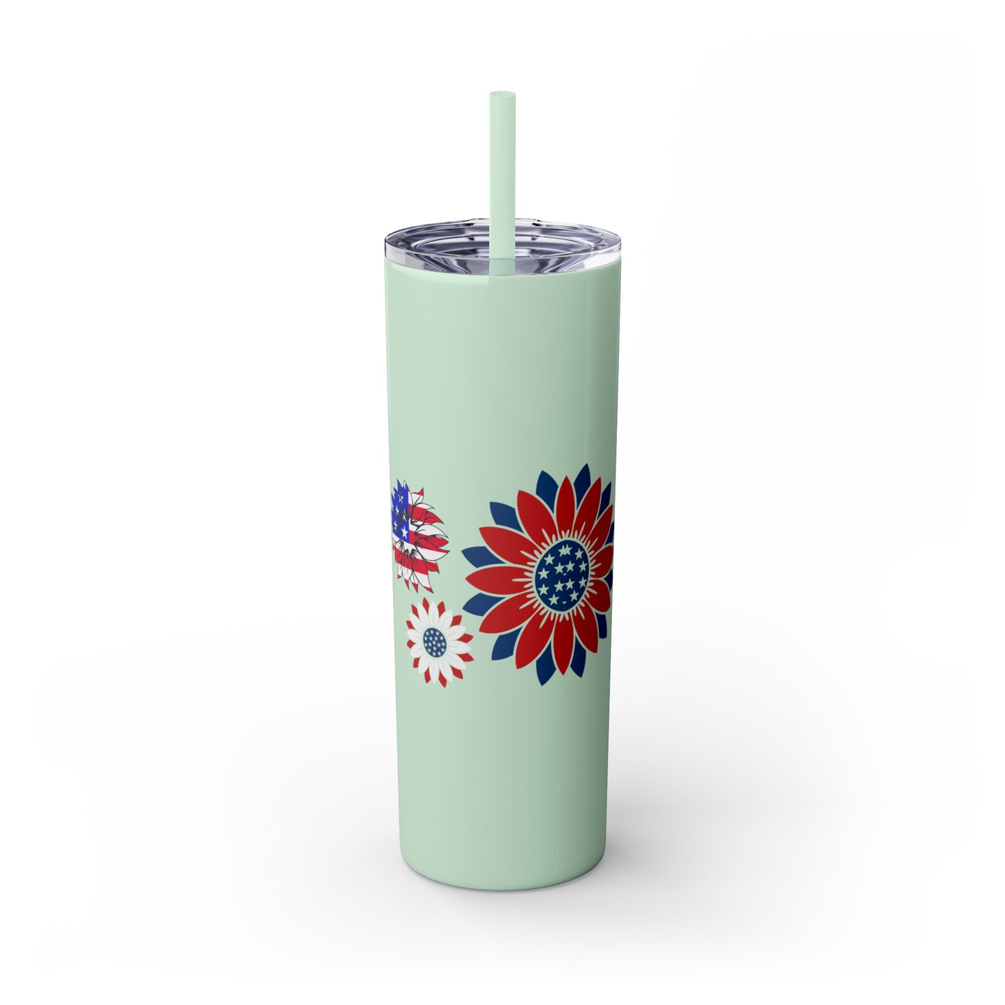 Patriot Skinny Tumbler with Straw, 20oz