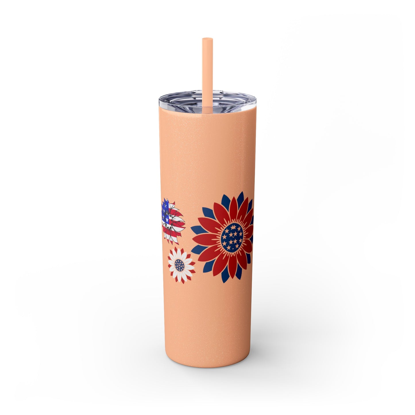 Patriot Skinny Tumbler with Straw, 20oz