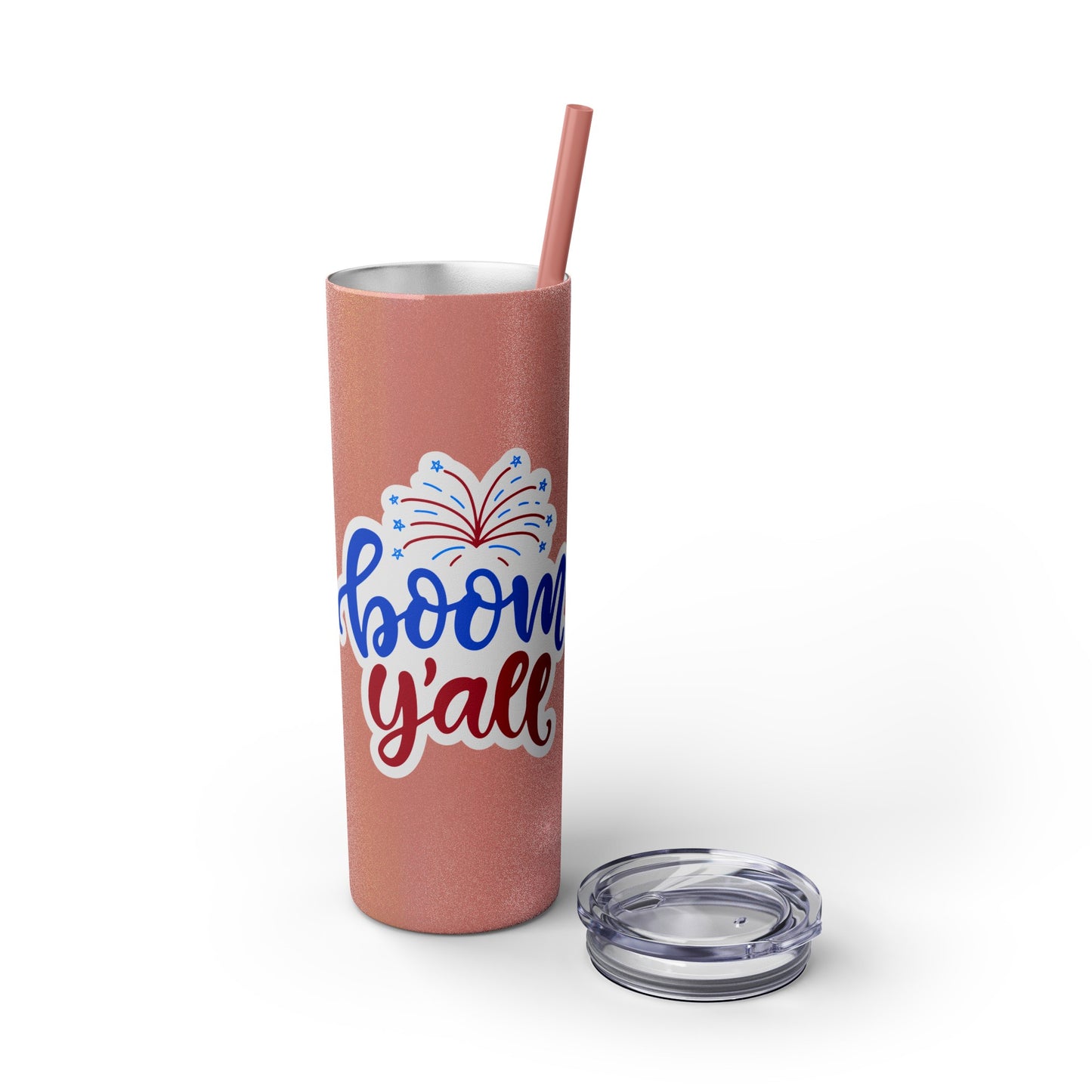 Patriot Skinny Tumbler with Straw, 20oz