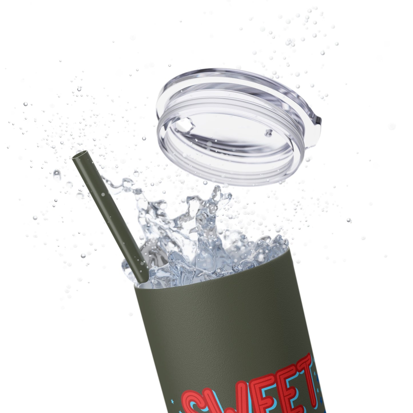 Patriot Skinny Tumbler with Straw, 20oz