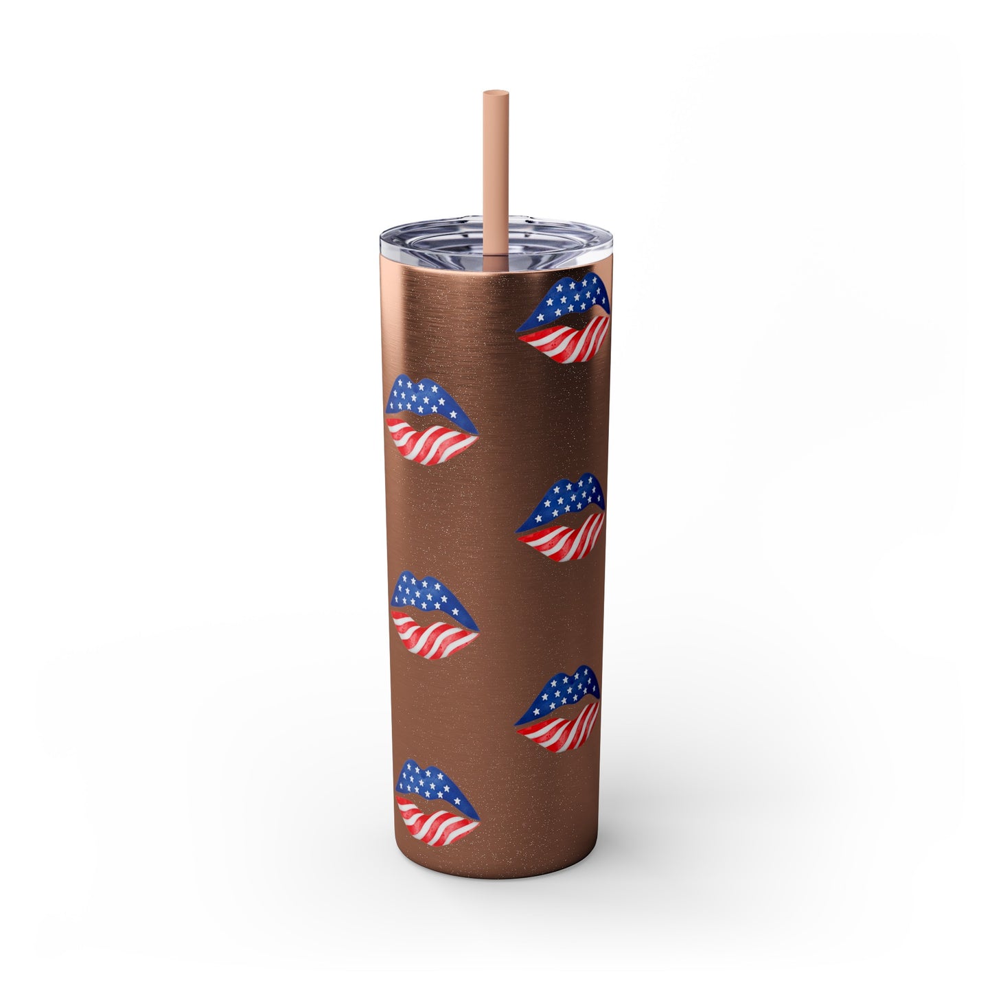 Patriot Skinny Tumbler with Straw, 20oz