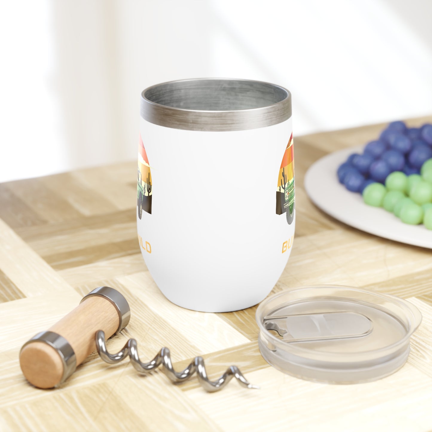 Built Wild / Bronco - Chill Wine Tumbler