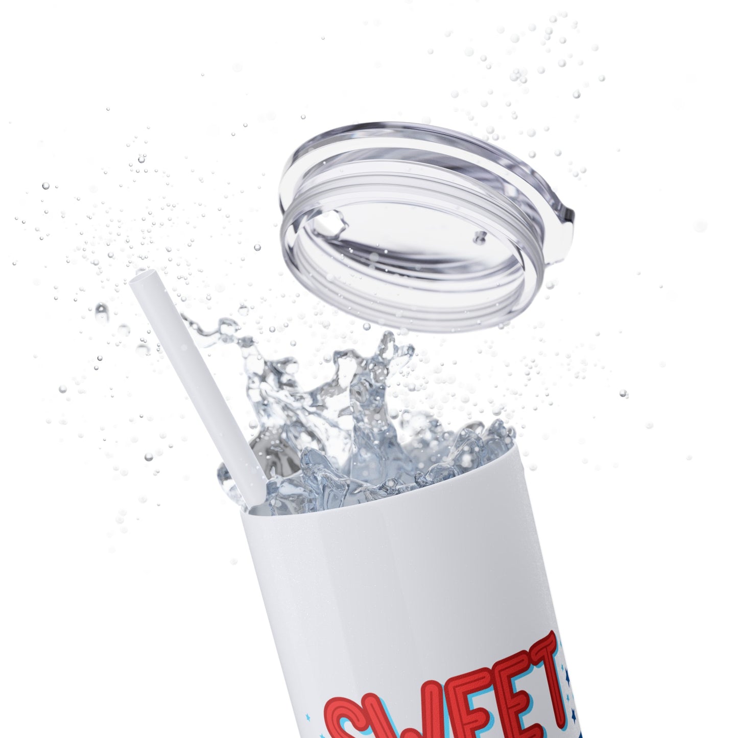 Patriot Skinny Tumbler with Straw, 20oz