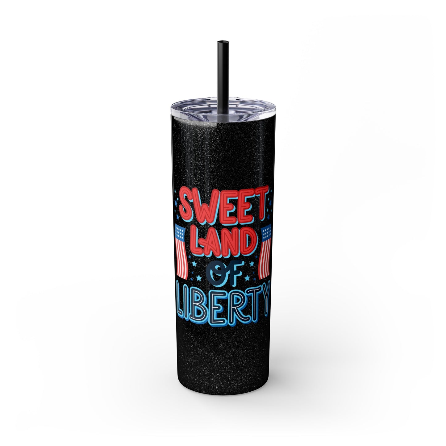 Patriot Skinny Tumbler with Straw, 20oz