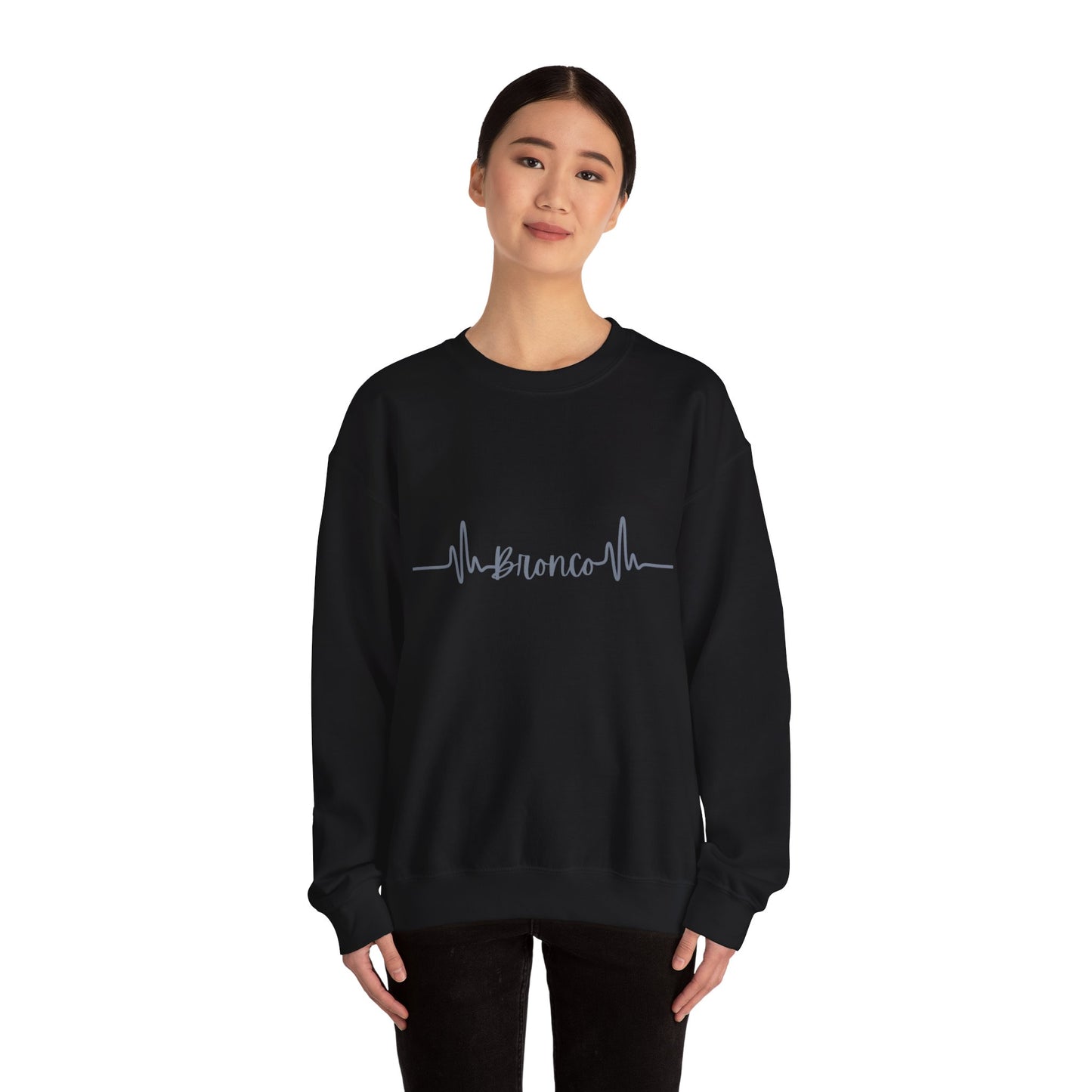 Bronco Heartrate - Unisex Heavy Blend Crewneck Sweatshirt