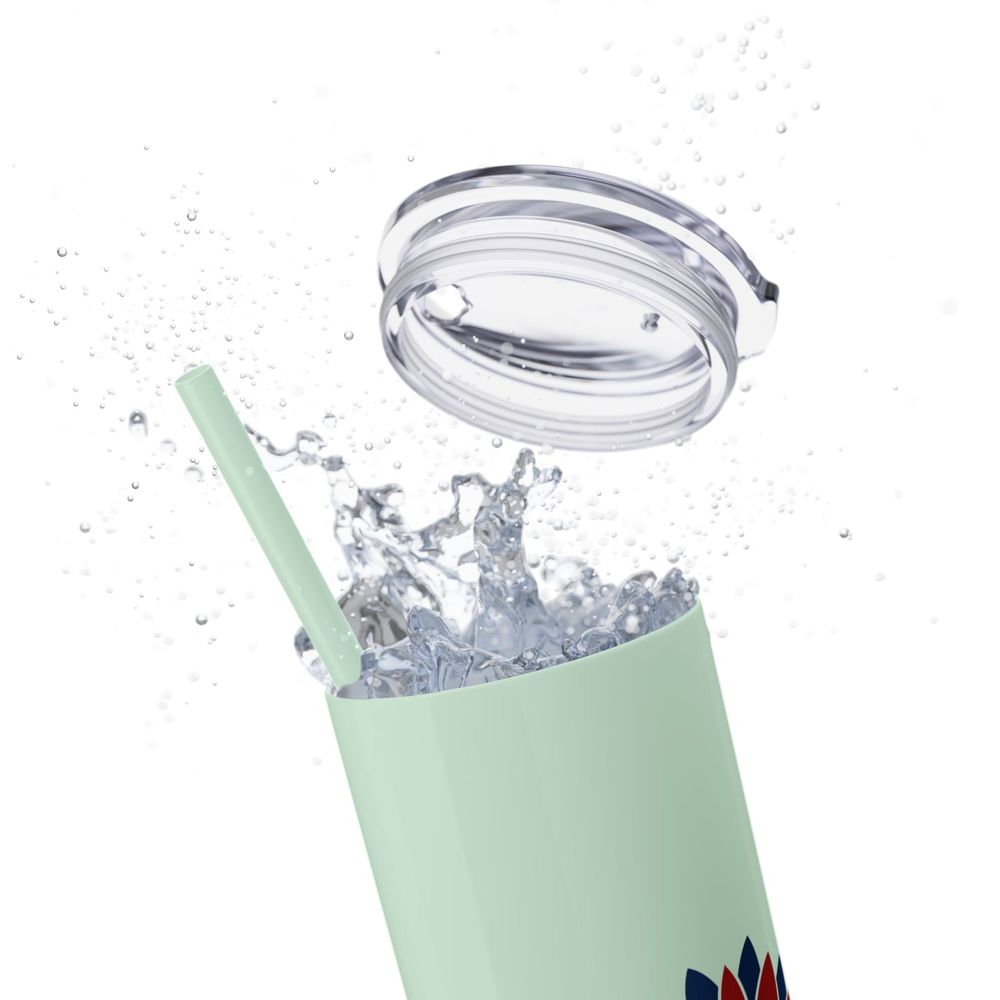 Patriot Skinny Tumbler with Straw, 20oz