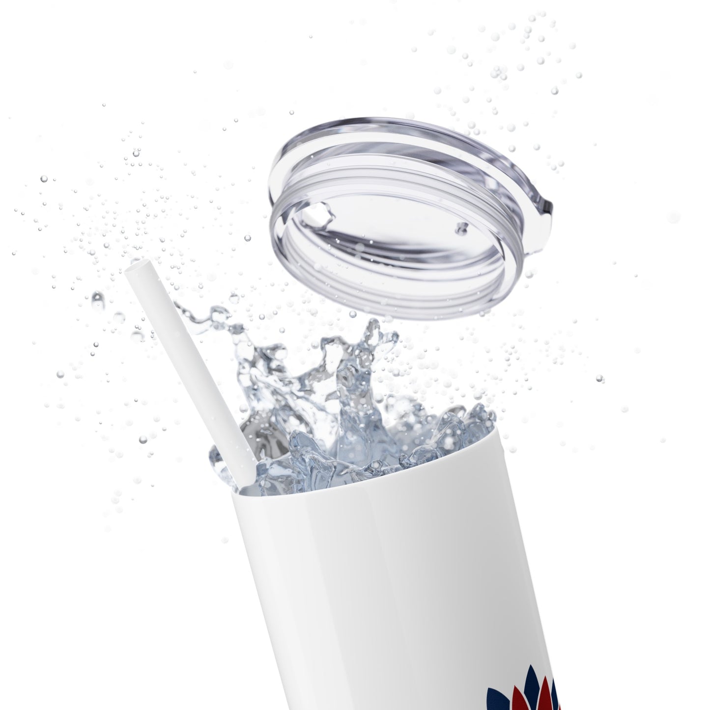 Patriot Skinny Tumbler with Straw, 20oz