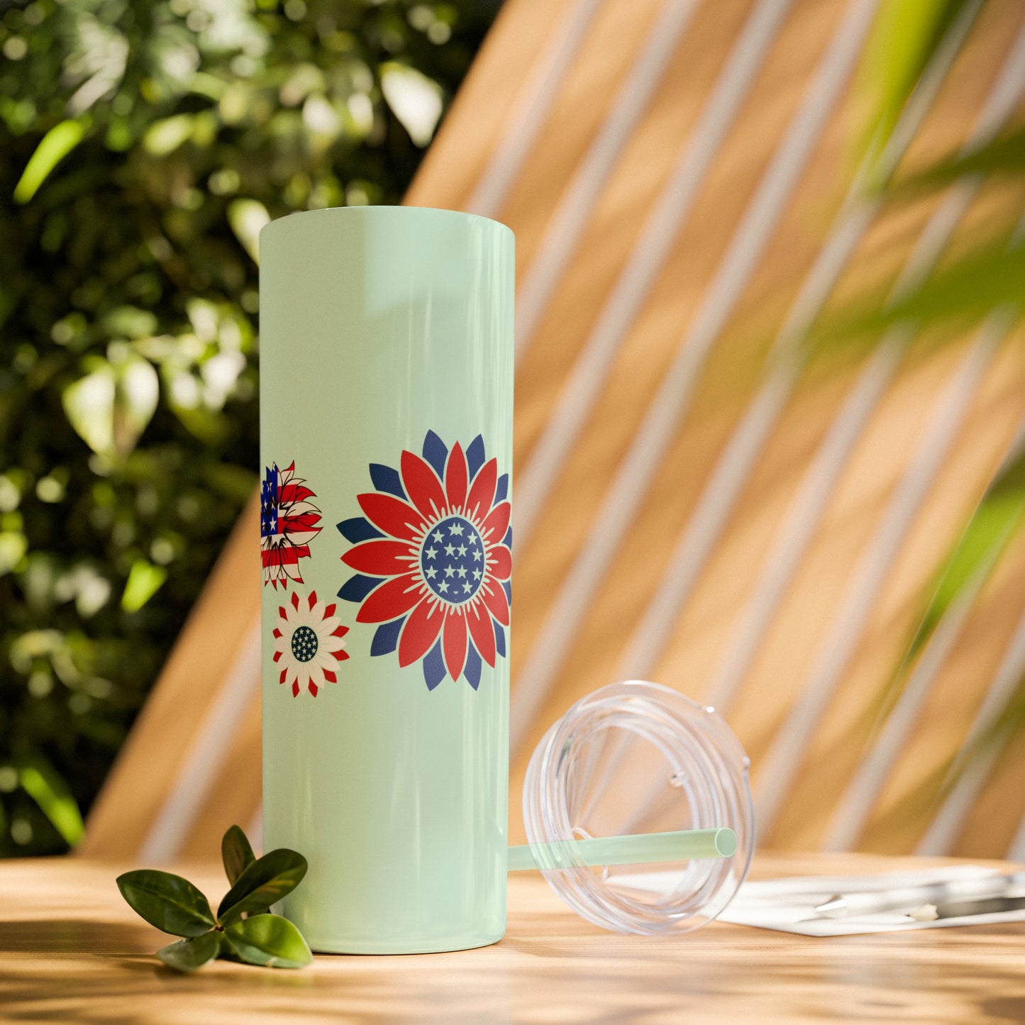 Patriot Skinny Tumbler with Straw, 20oz