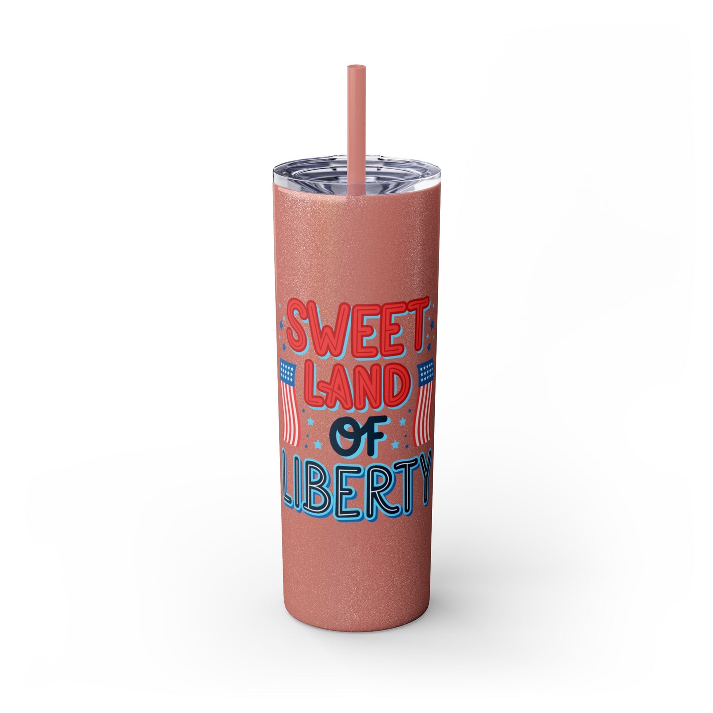 Patriot Skinny Tumbler with Straw, 20oz