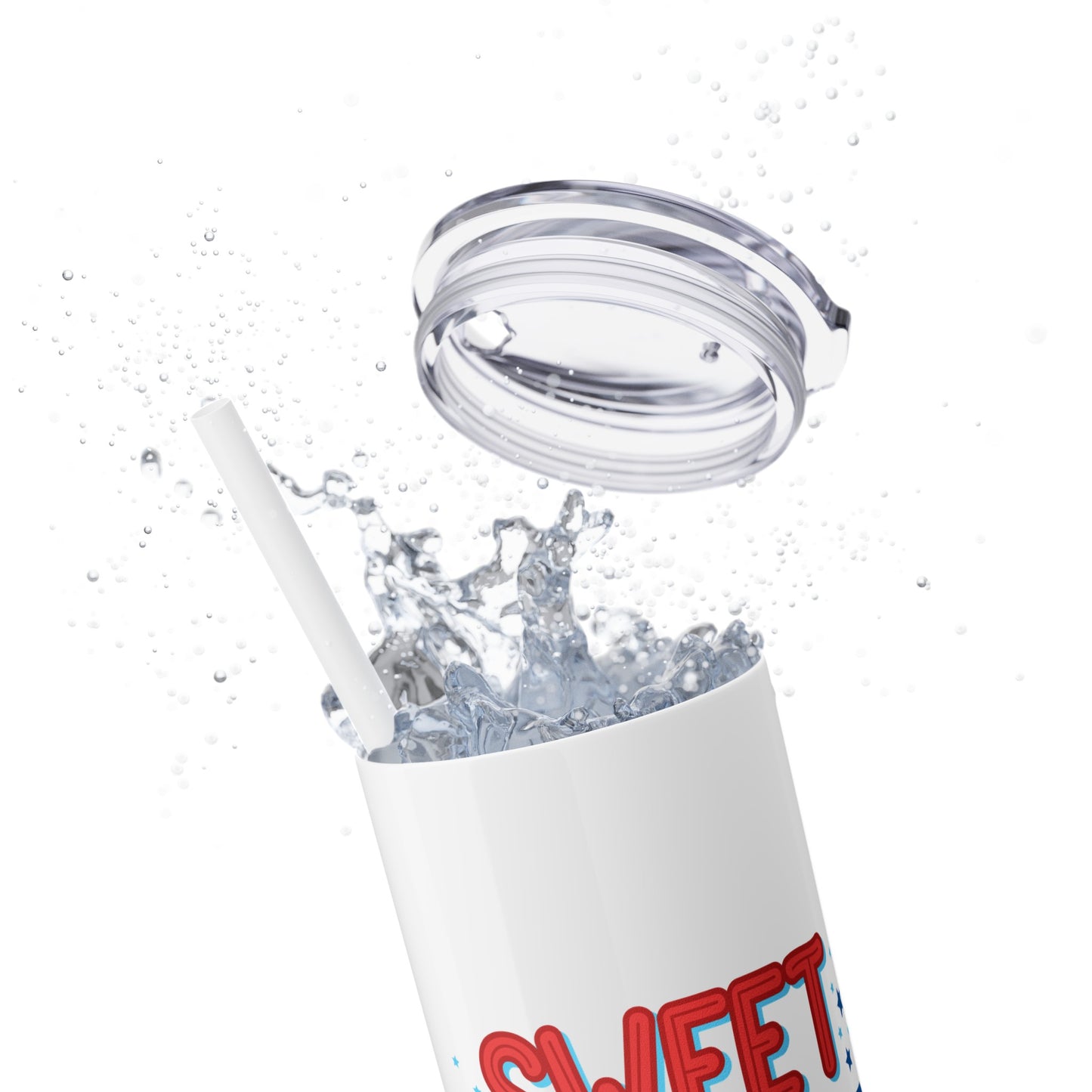 Patriot Skinny Tumbler with Straw, 20oz