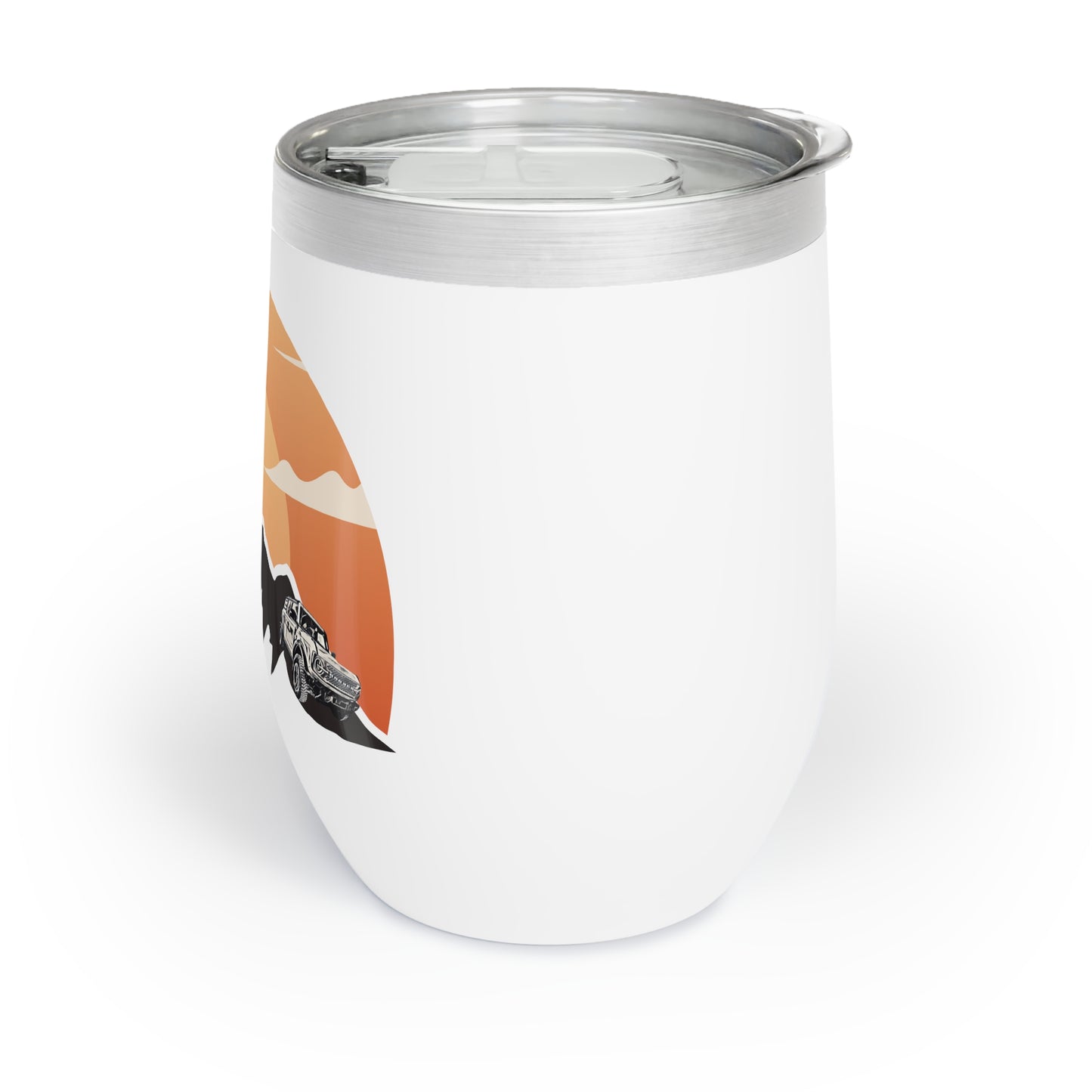 Bronco Mountainscape - Chill Wine Tumbler