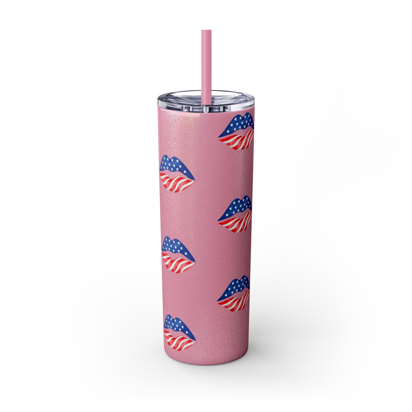 Patriot Skinny Tumbler with Straw, 20oz