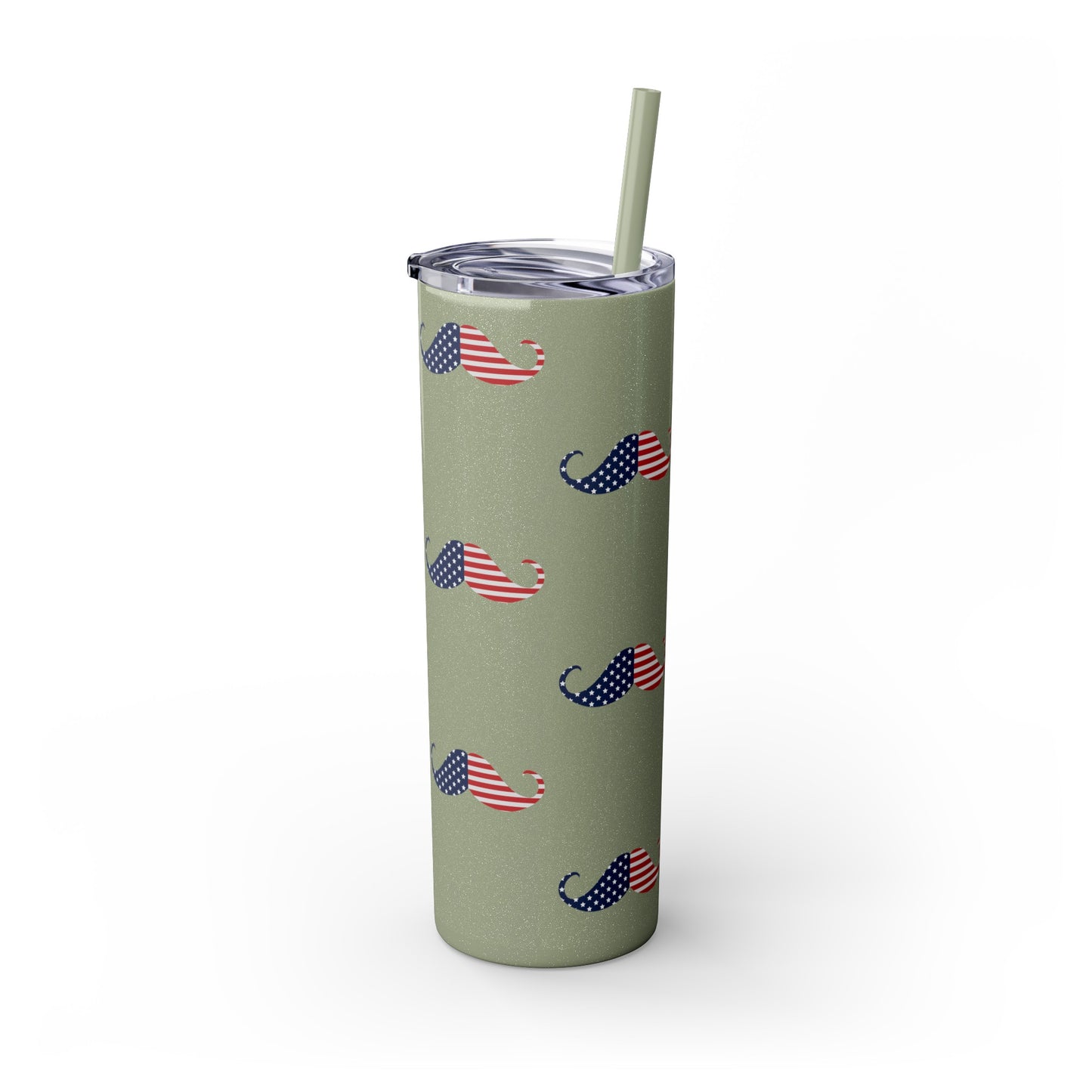 Patriot Skinny Tumbler with Straw, 20oz