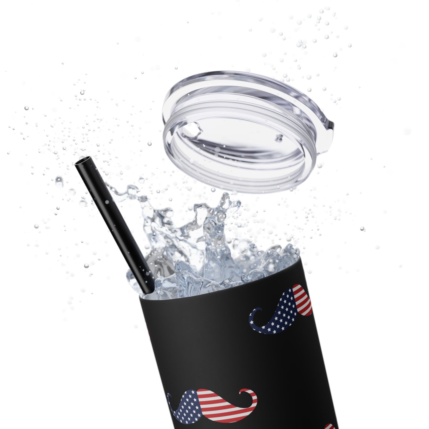 Patriot Skinny Tumbler with Straw, 20oz