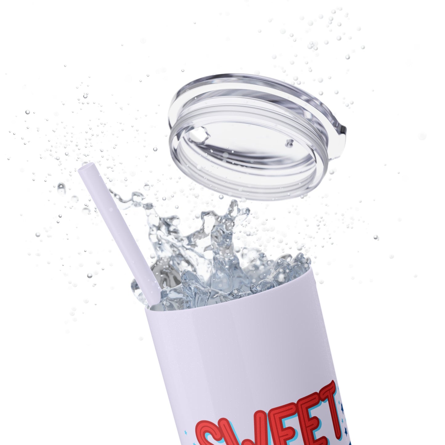 Patriot Skinny Tumbler with Straw, 20oz