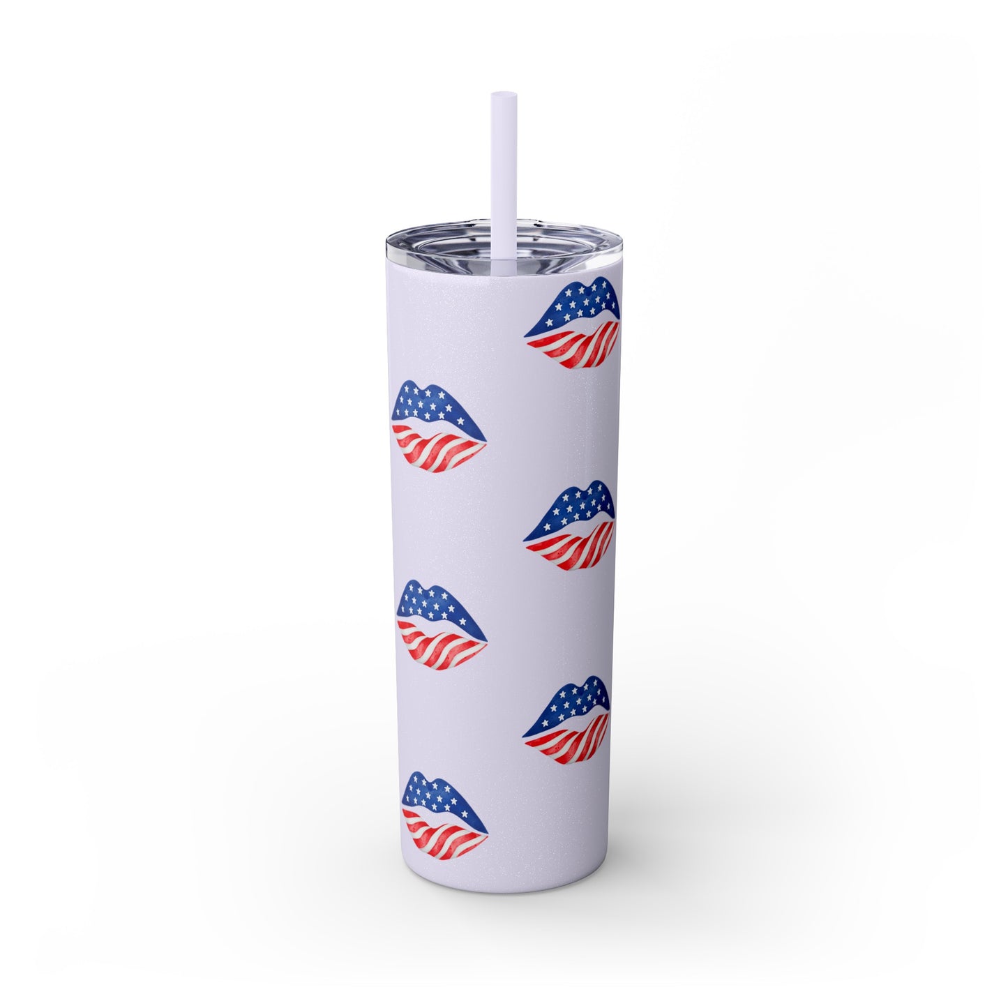 Patriot Skinny Tumbler with Straw, 20oz