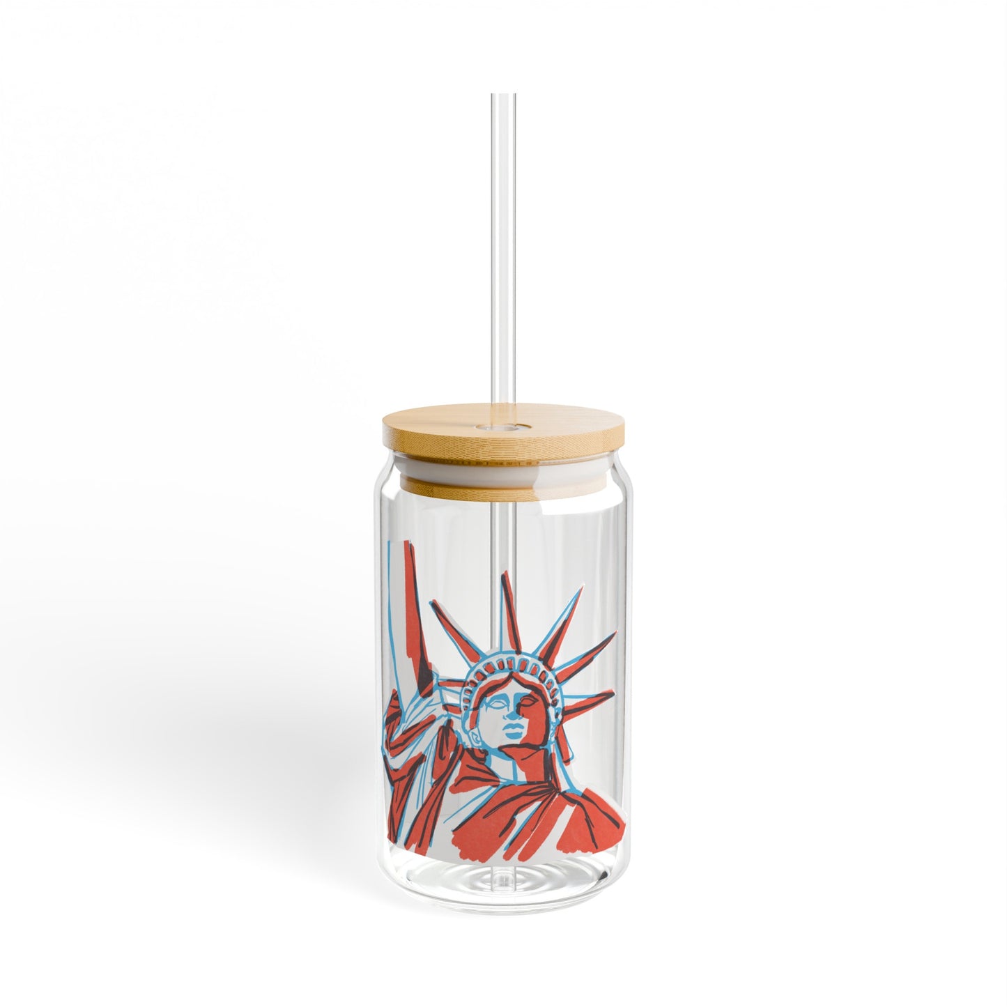 Patriot Sipper Glass, 16oz