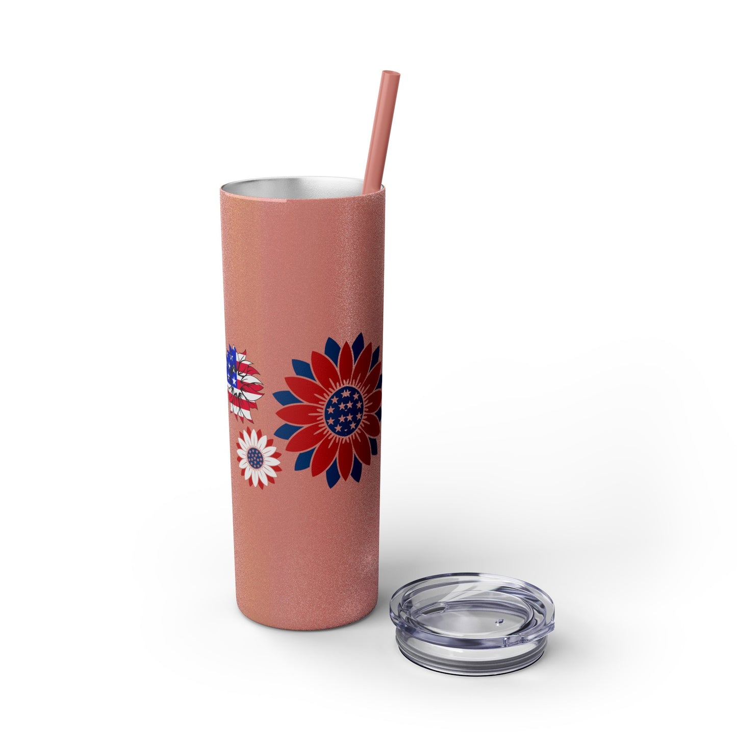 Patriot Skinny Tumbler with Straw, 20oz
