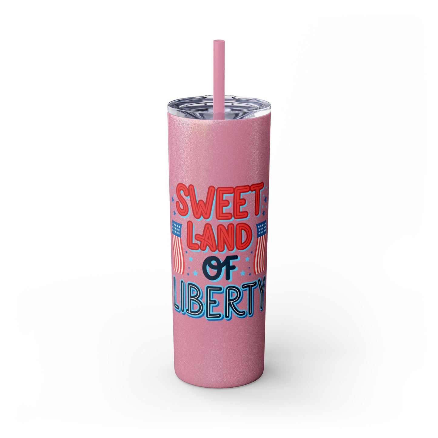 Patriot Skinny Tumbler with Straw, 20oz