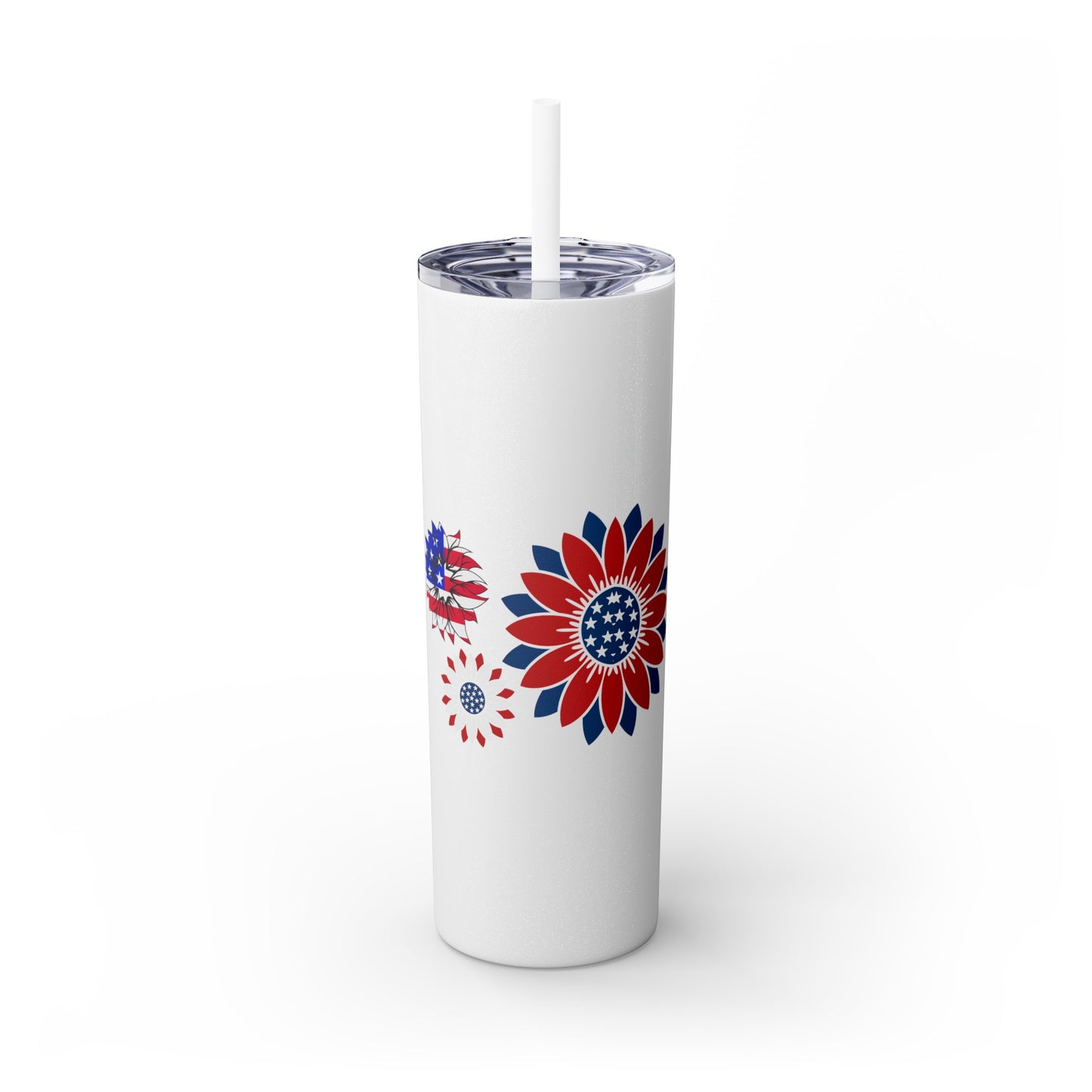 Patriot Skinny Tumbler with Straw, 20oz