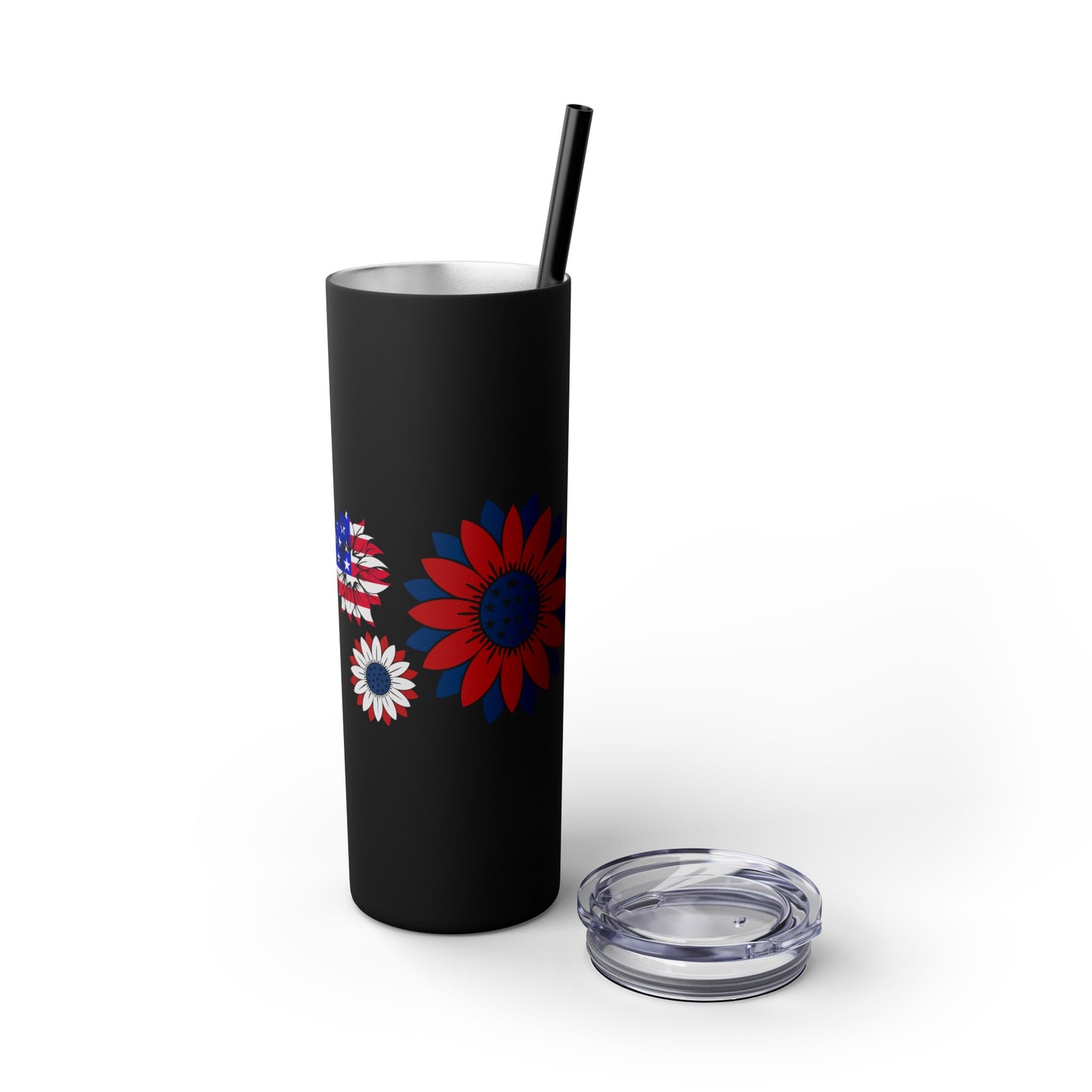Patriot Skinny Tumbler with Straw, 20oz