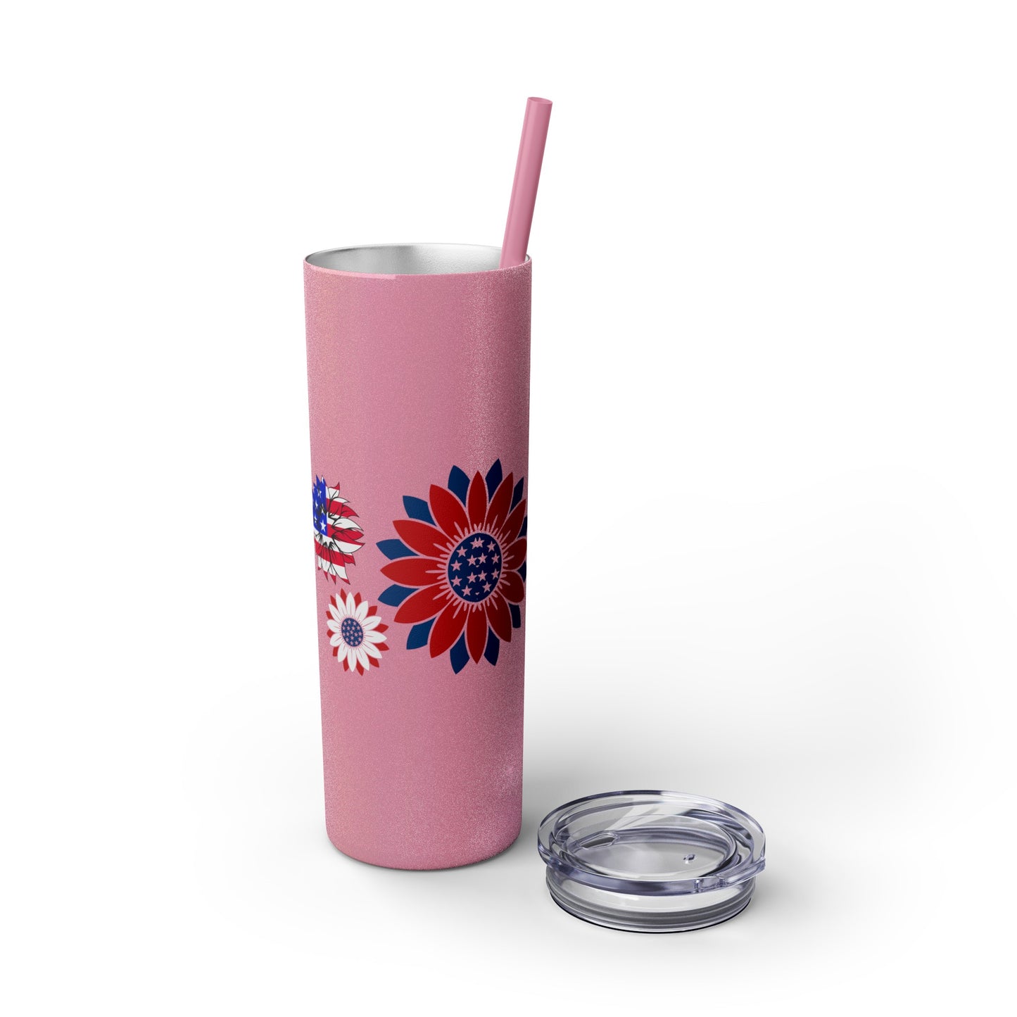 Patriot Skinny Tumbler with Straw, 20oz