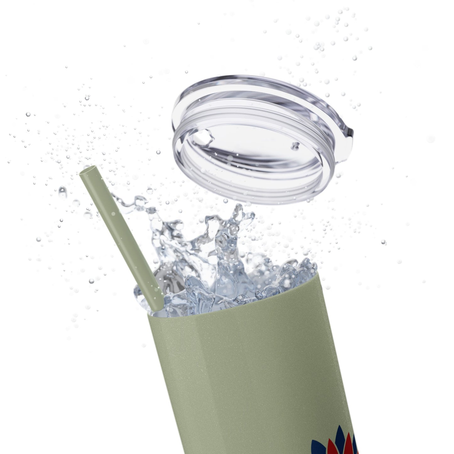 Patriot Skinny Tumbler with Straw, 20oz