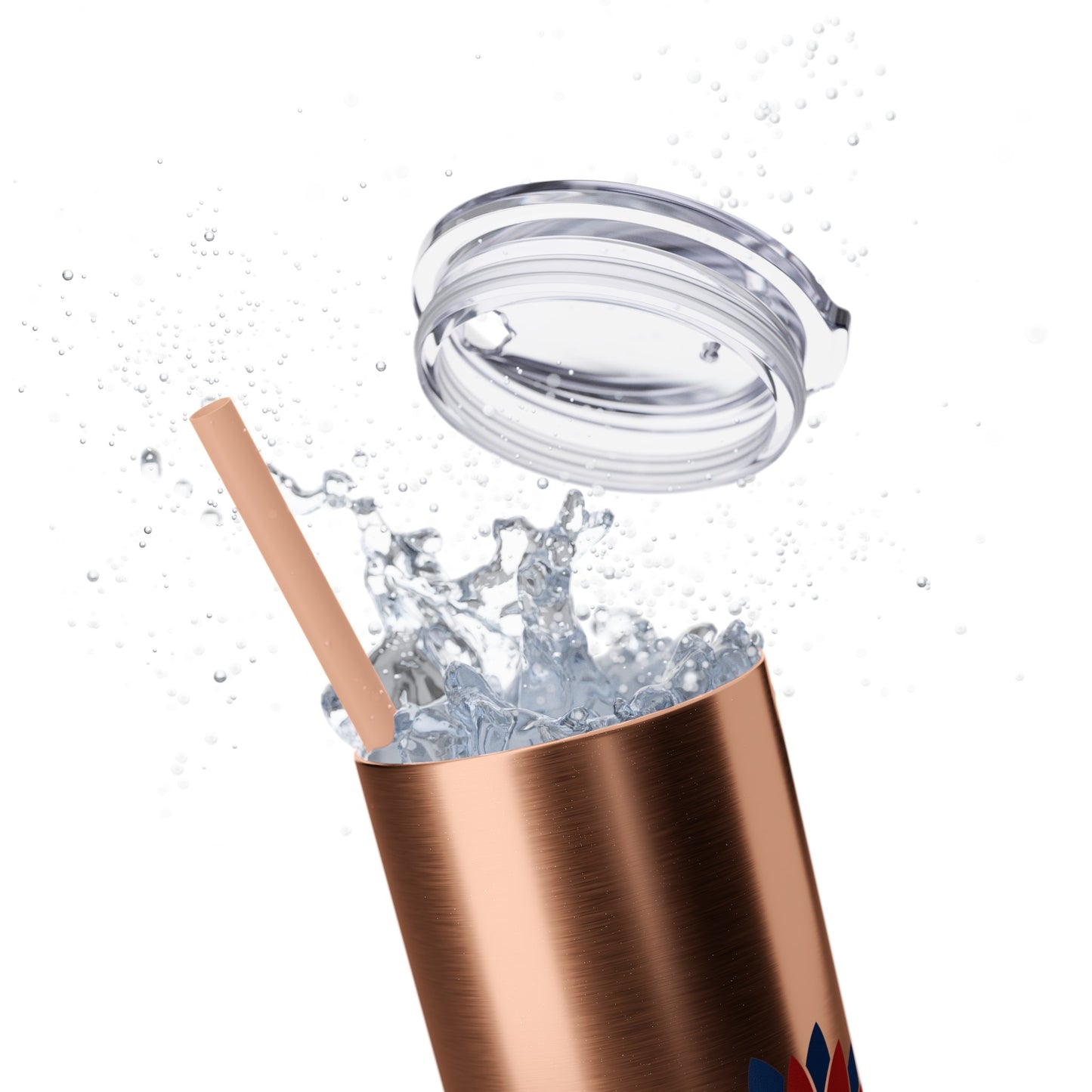 Patriot Skinny Tumbler with Straw, 20oz