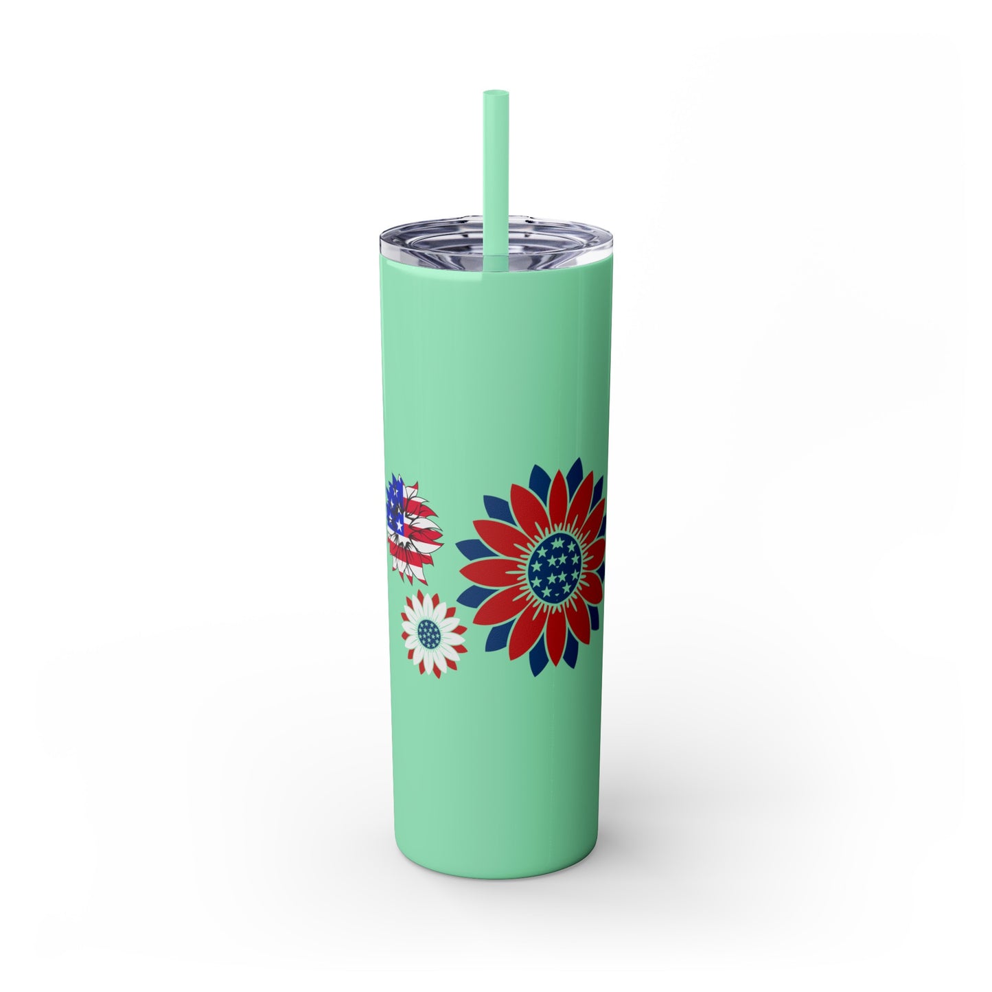 Patriot Skinny Tumbler with Straw, 20oz